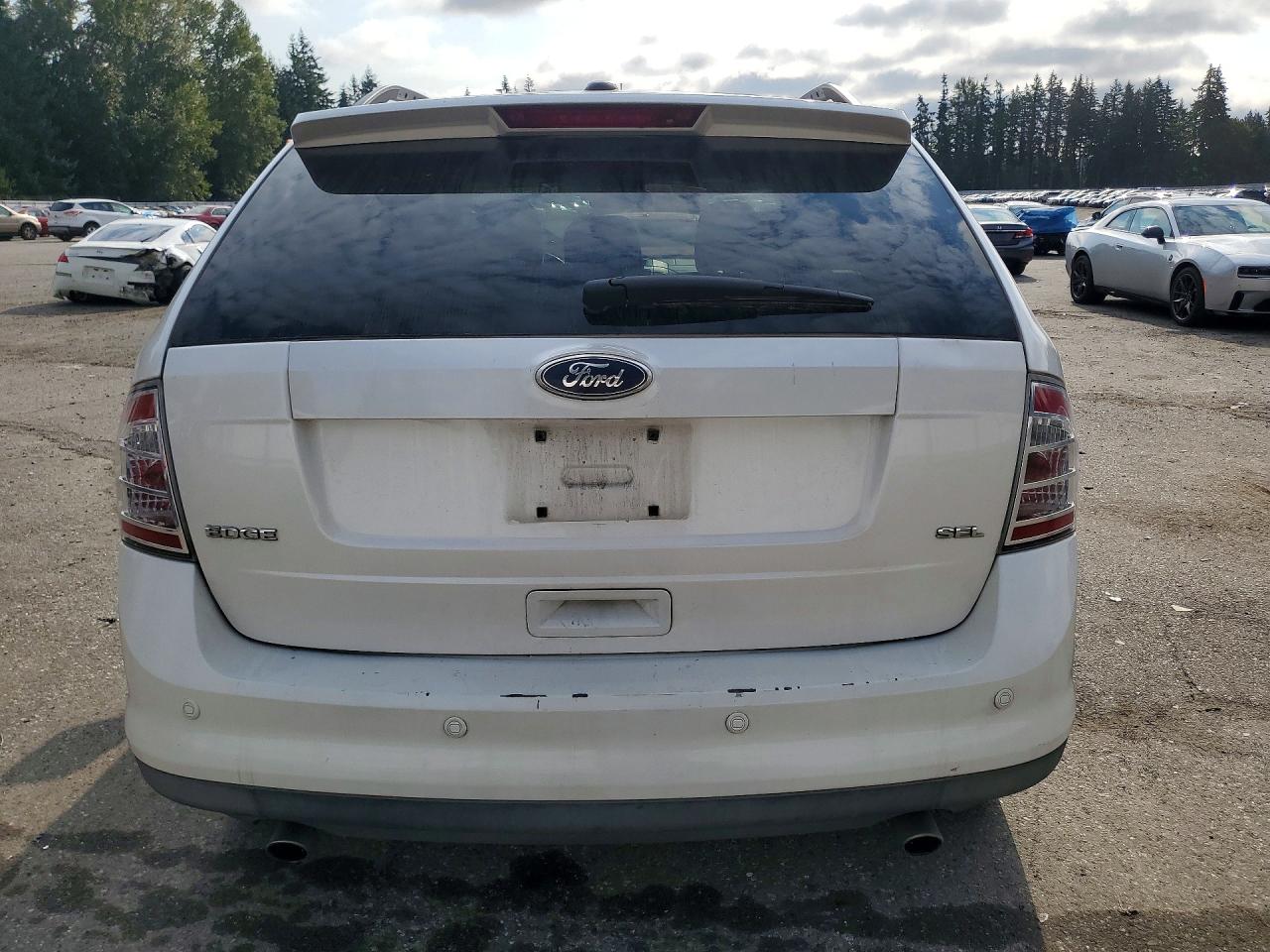2010 Ford Edge Sel White vin: 2FMDK3JC2ABB16916
