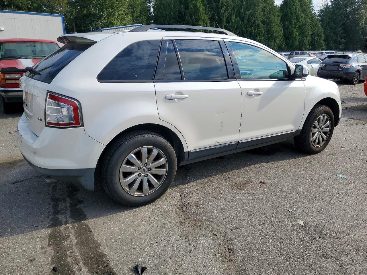 2010 Ford Edge Sel White vin: 2FMDK3JC2ABB16916