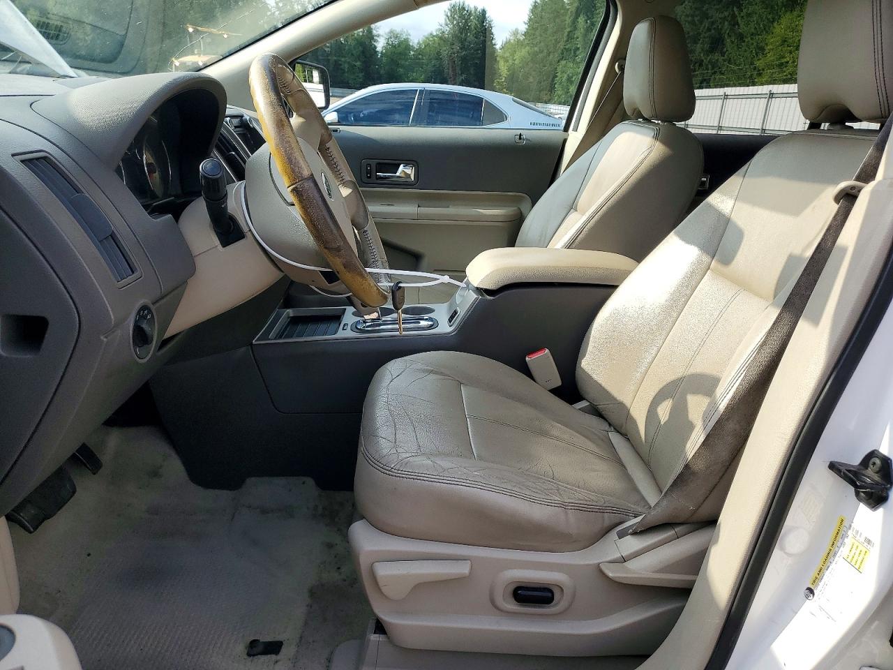 2010 Ford Edge Sel White vin: 2FMDK3JC2ABB16916
