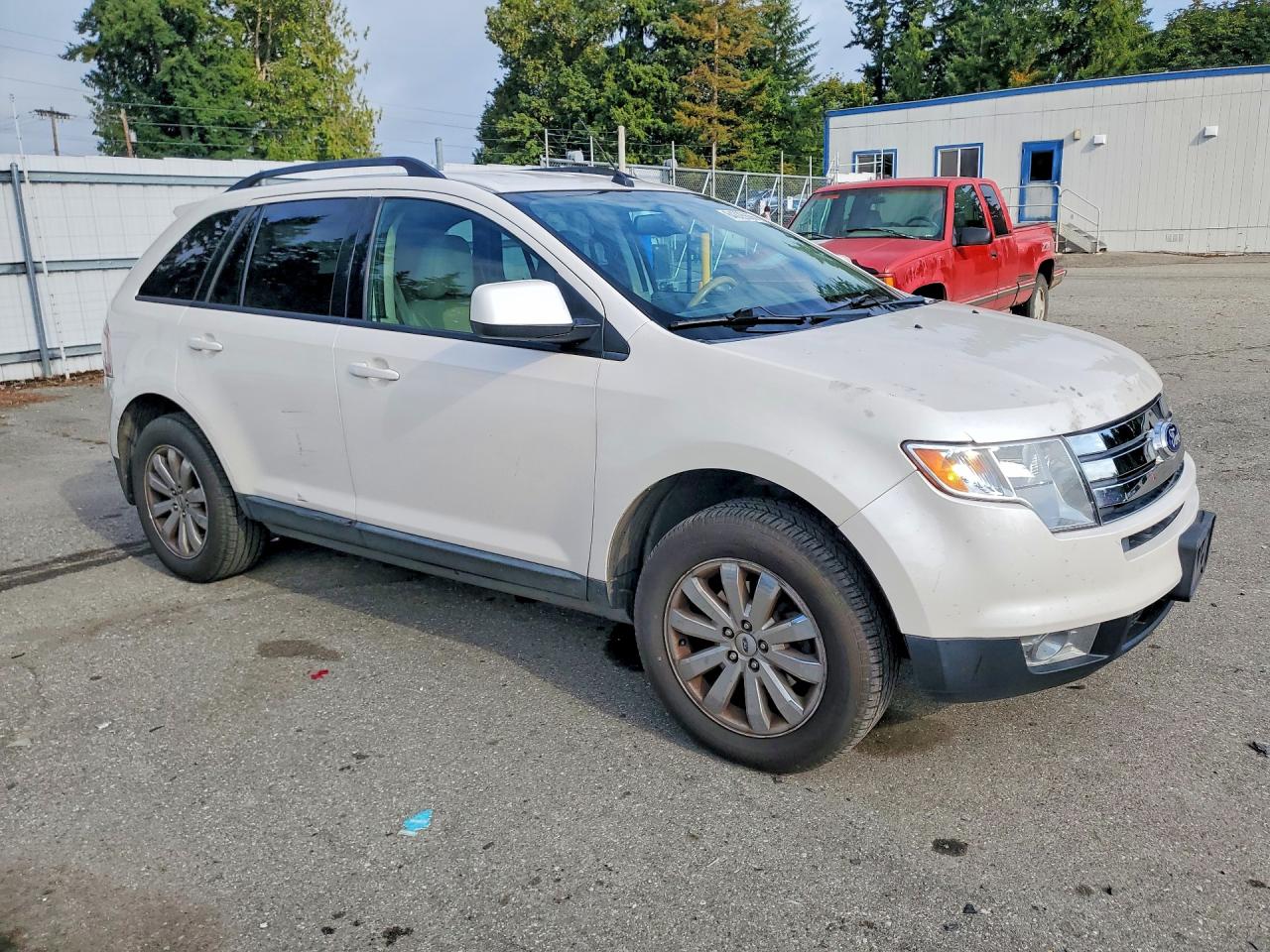 2010 Ford Edge Sel White vin: 2FMDK3JC2ABB16916