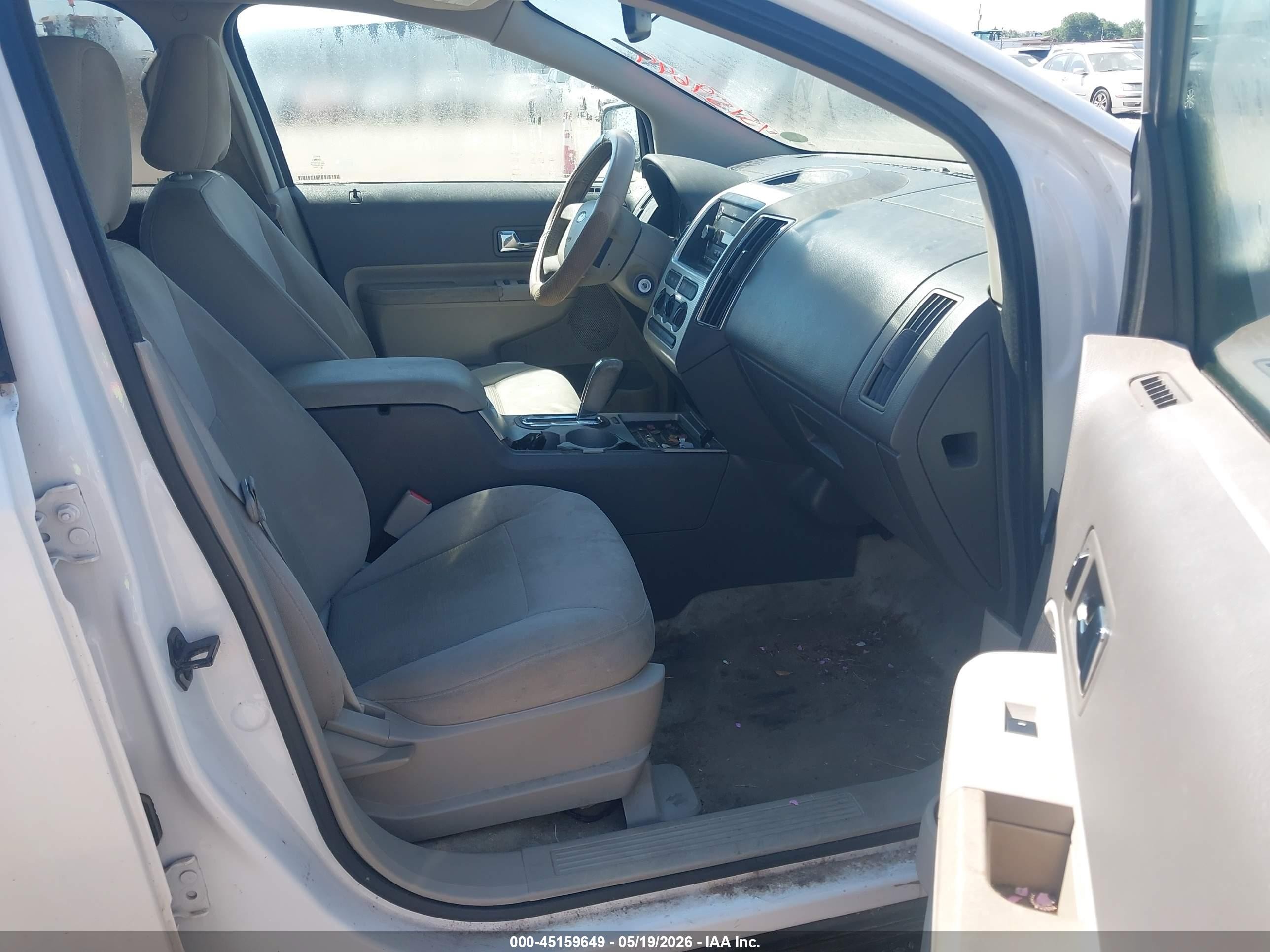 2010 Ford Edge Sel White vin: 2FMDK3JC2ABB50600