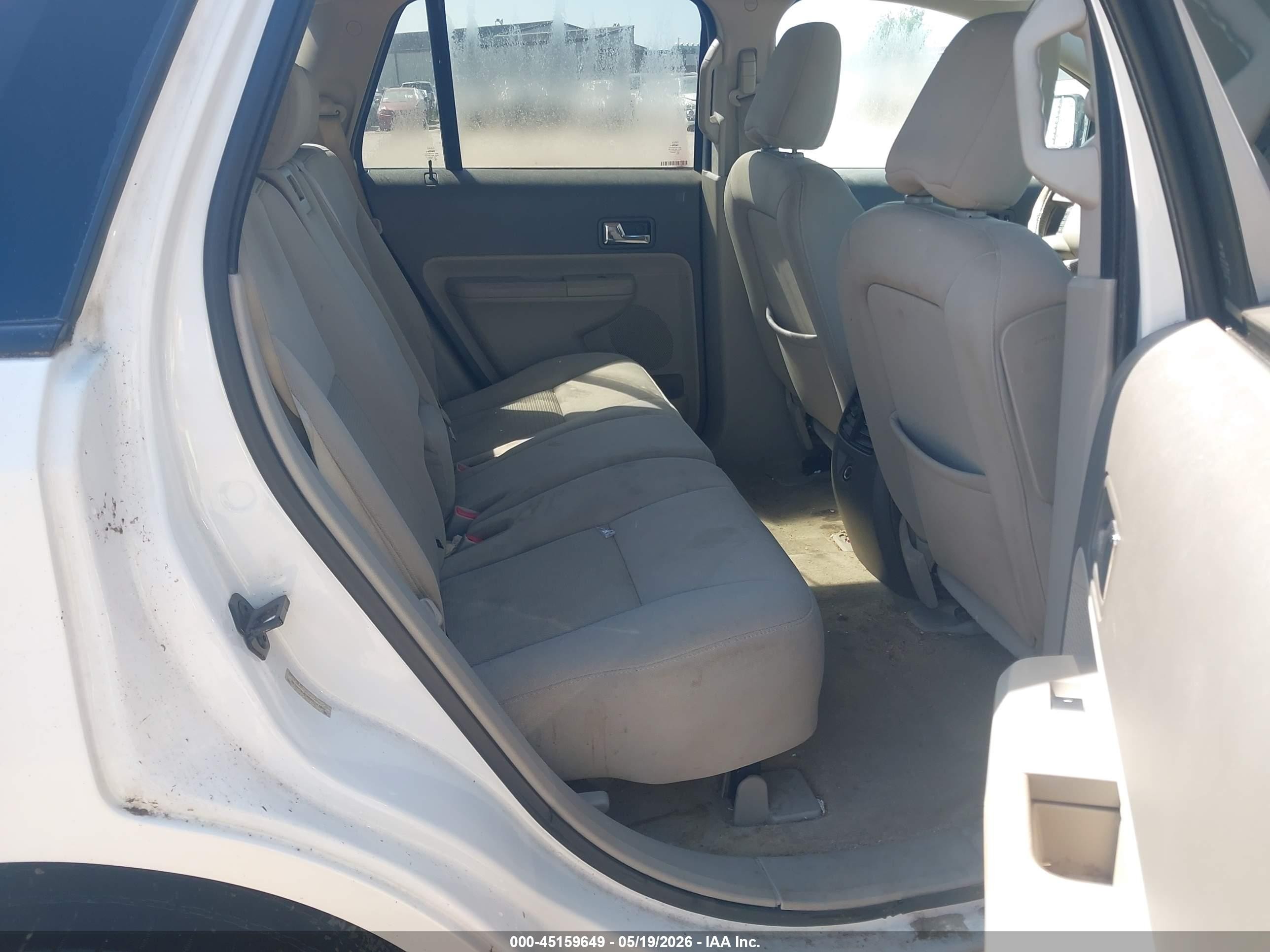 2010 Ford Edge Sel White vin: 2FMDK3JC2ABB50600