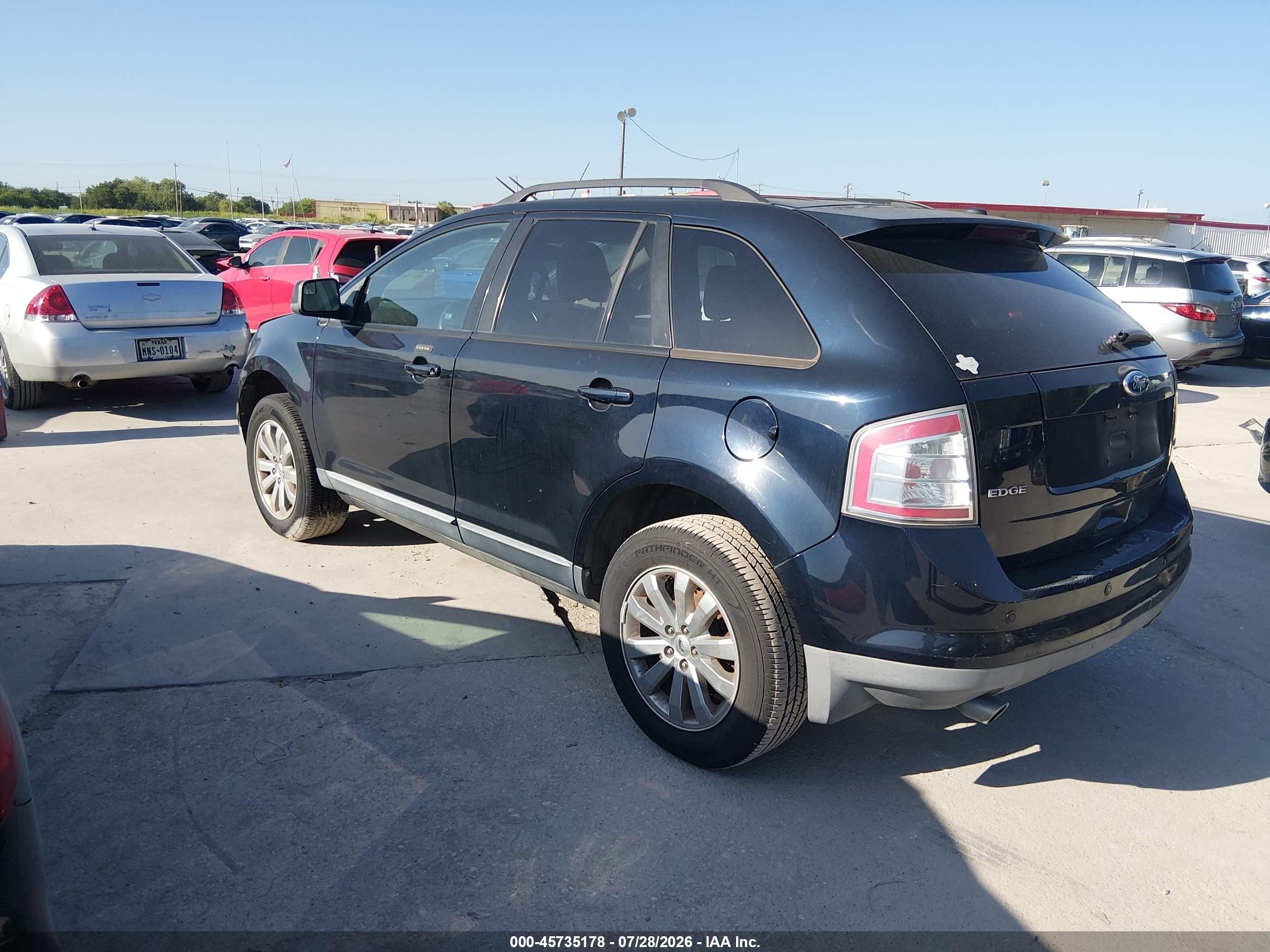 2010 Ford Edge Sel Черный vin: 2FMDK3JC2ABB51973