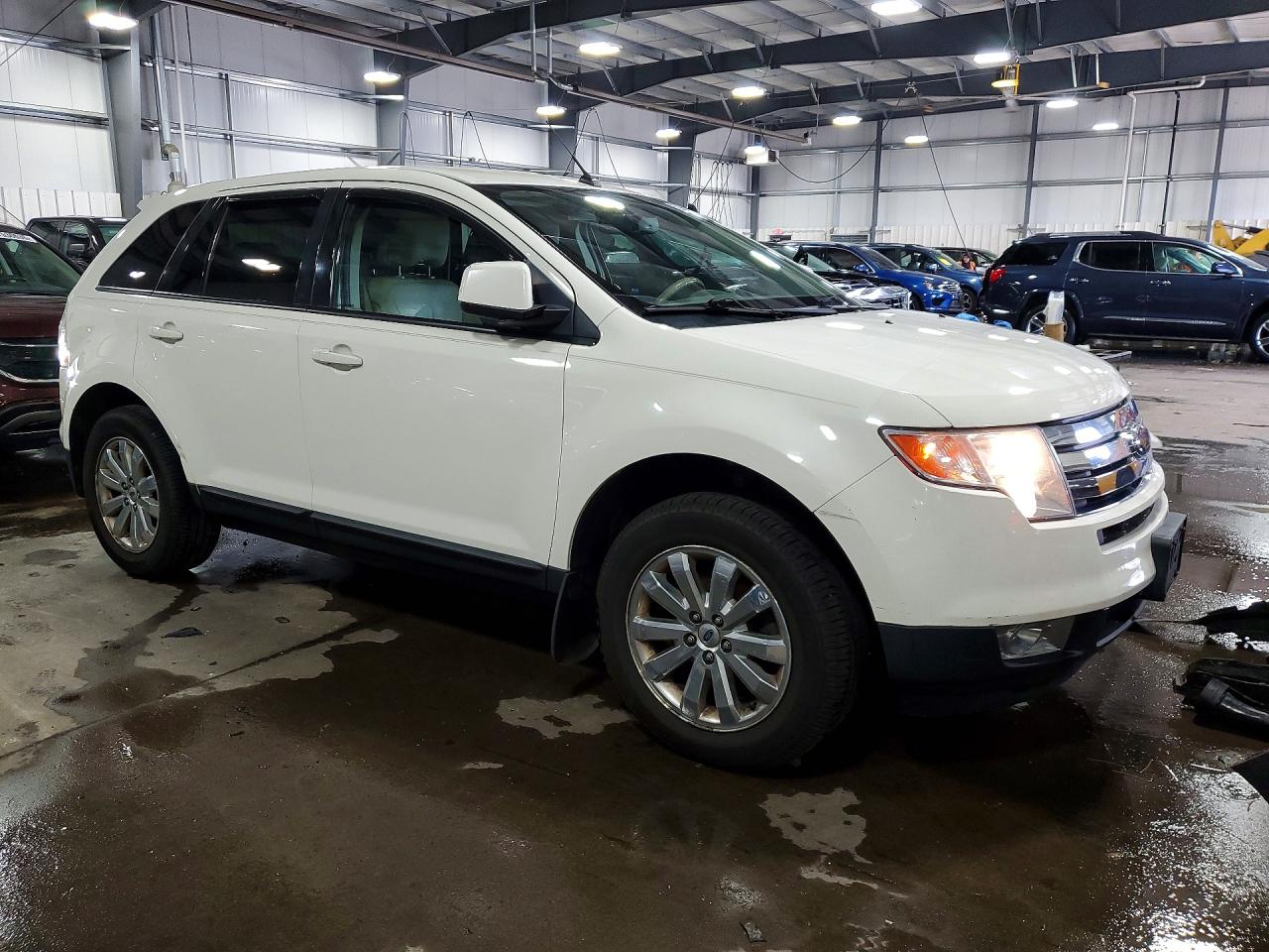 2010 Ford Edge Sel White vin: 2FMDK3JC2ABB58678