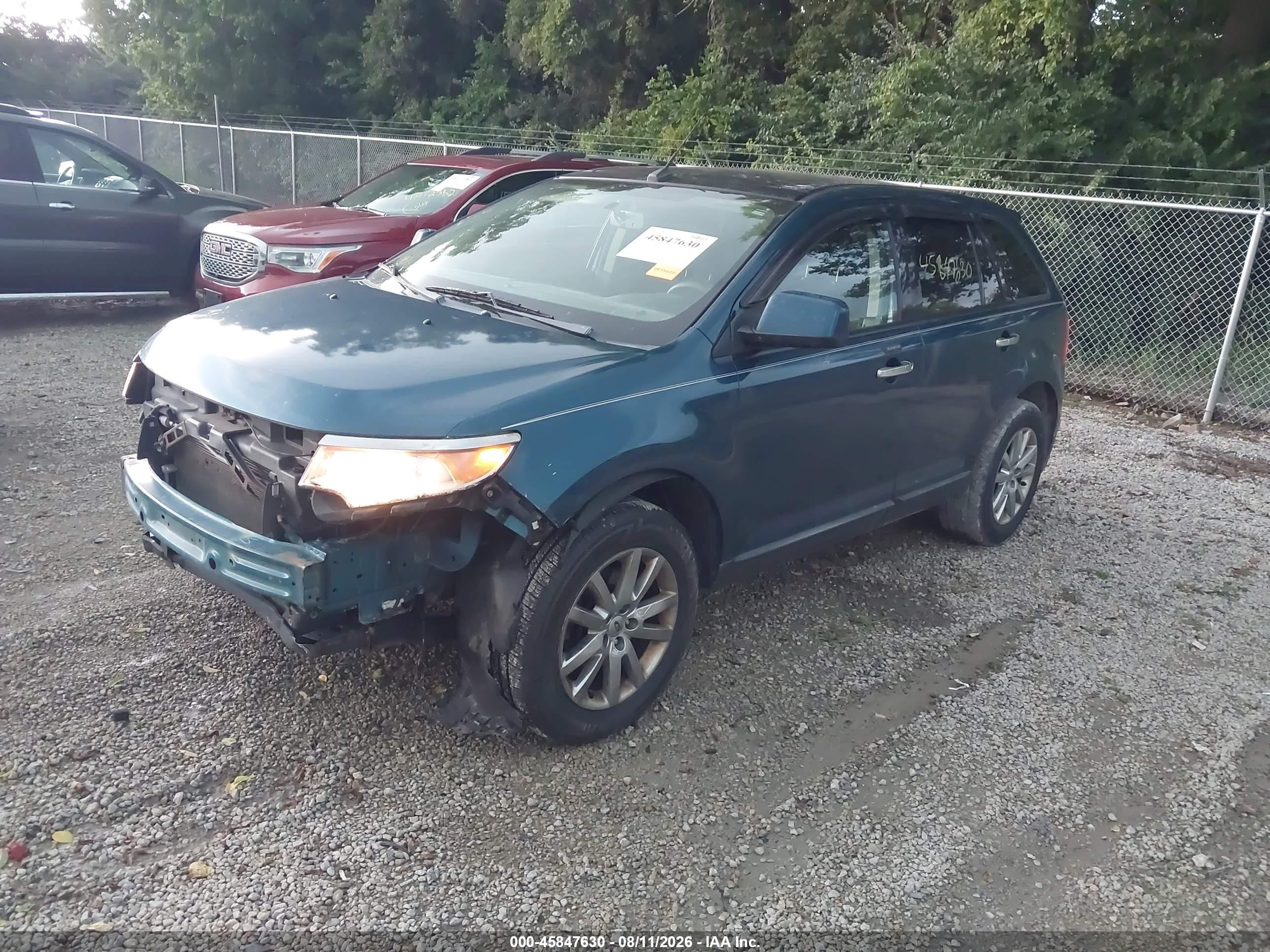 2011 Ford Edge Sel Blue vin: 2FMDK3JC2BBA42365