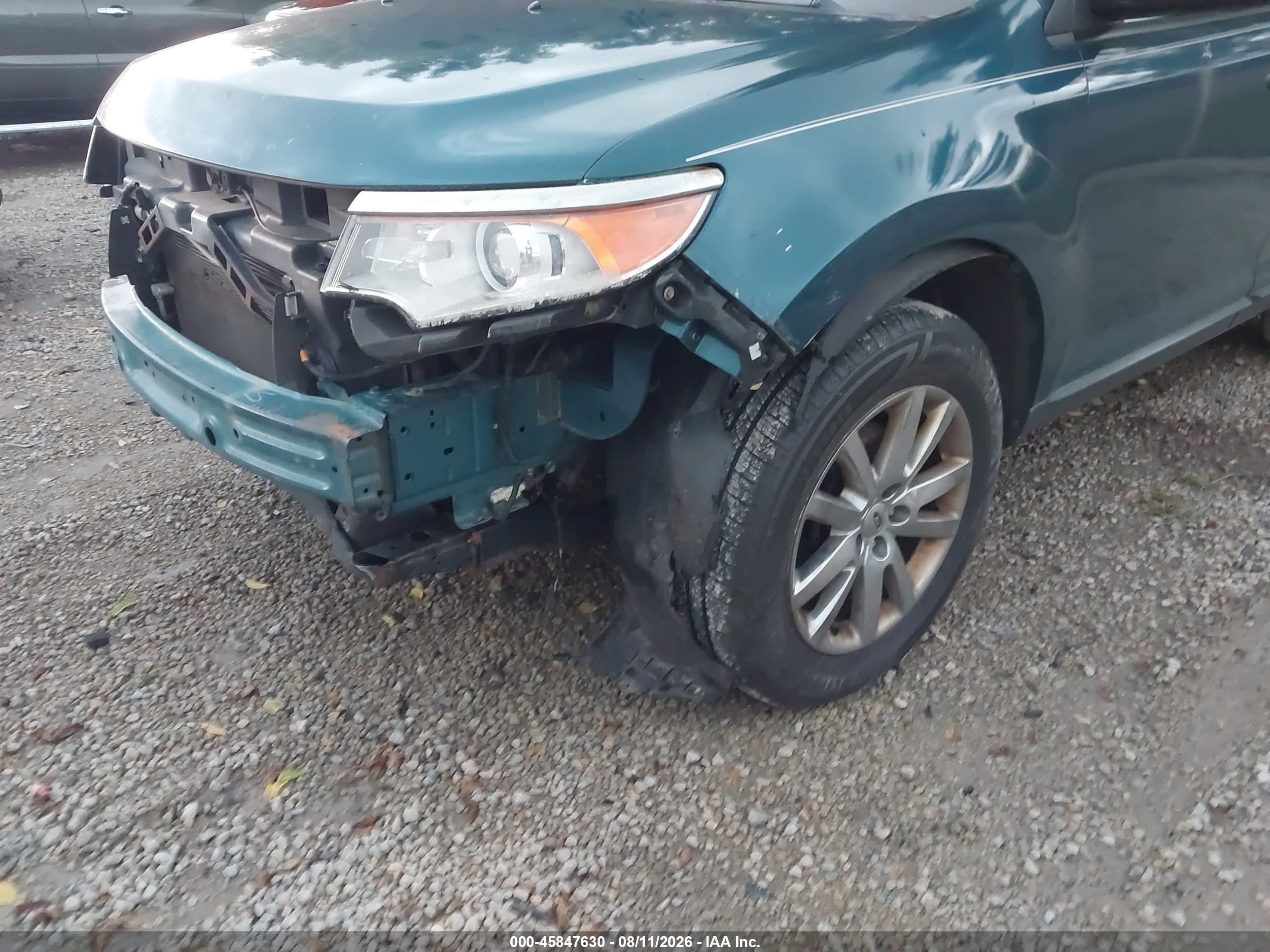 2011 Ford Edge Sel Blue vin: 2FMDK3JC2BBA42365
