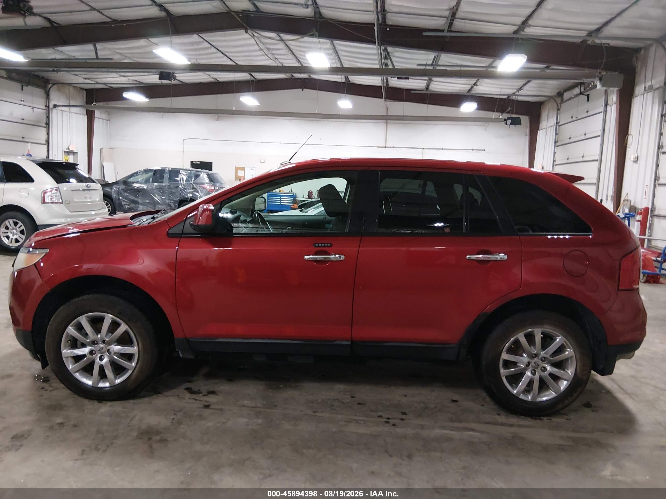 2011 Ford Edge Sel Red vin: 2FMDK3JC2BBA47632