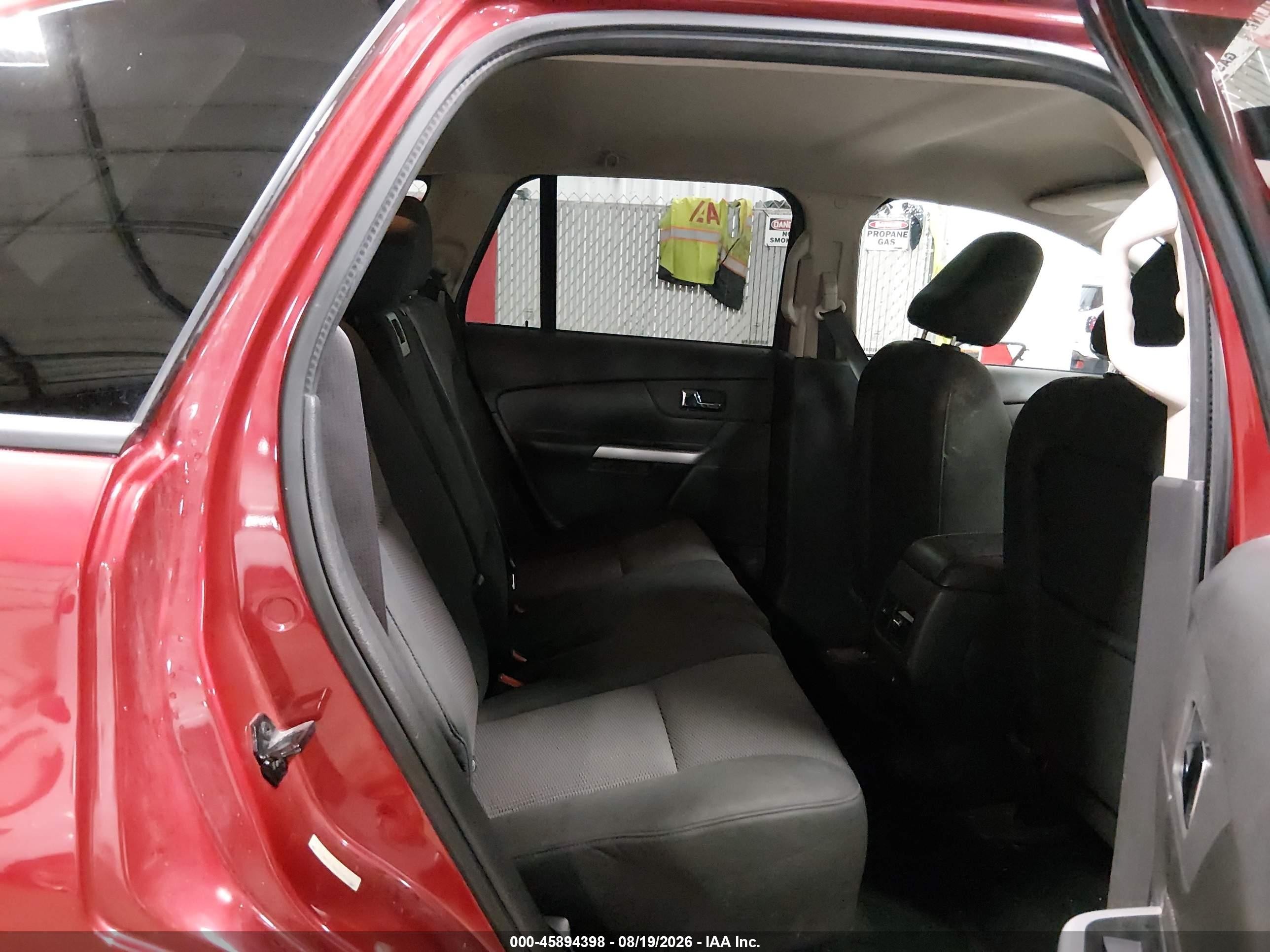 2011 Ford Edge Sel Red vin: 2FMDK3JC2BBA47632
