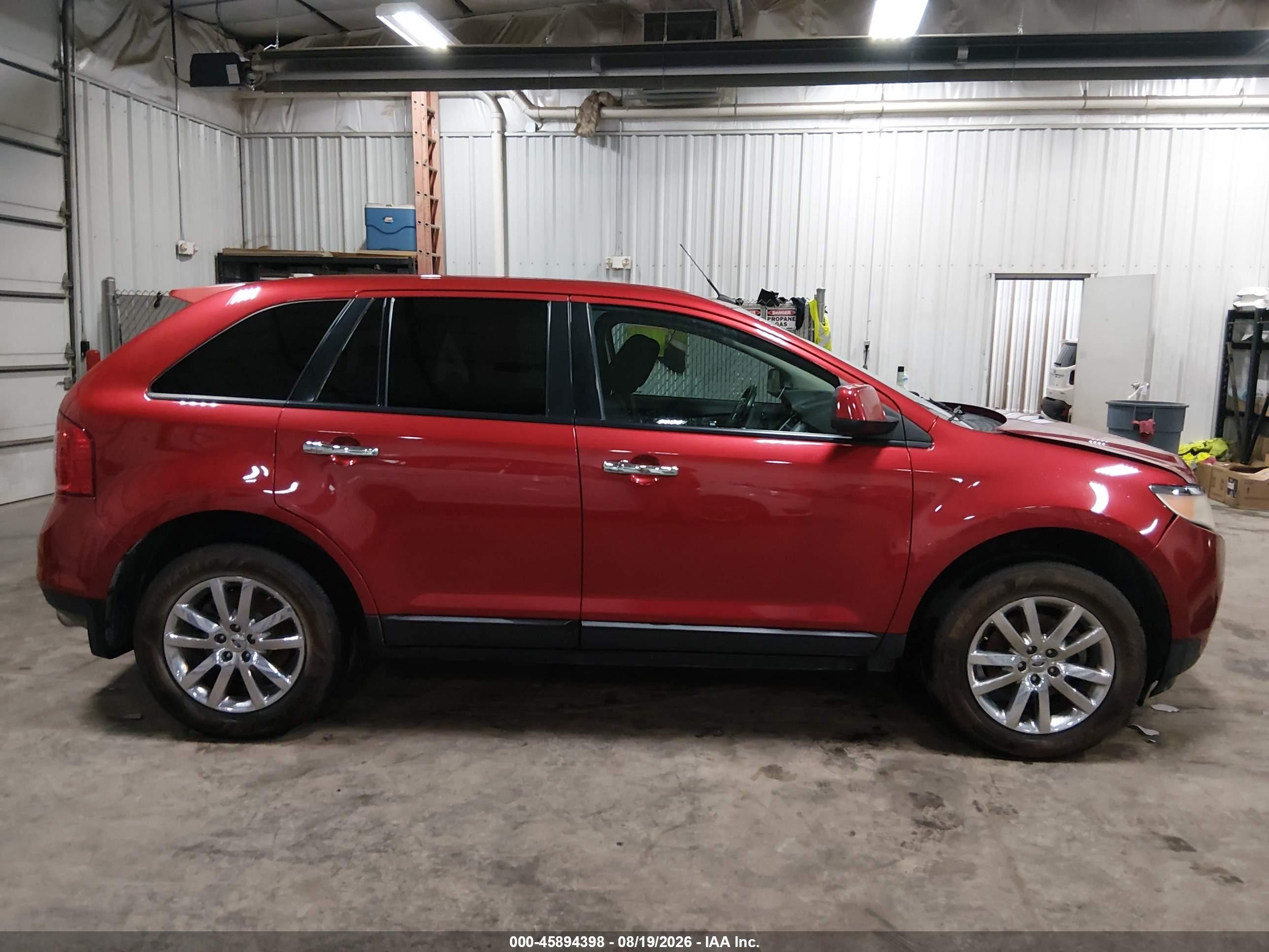2011 Ford Edge Sel Red vin: 2FMDK3JC2BBA47632