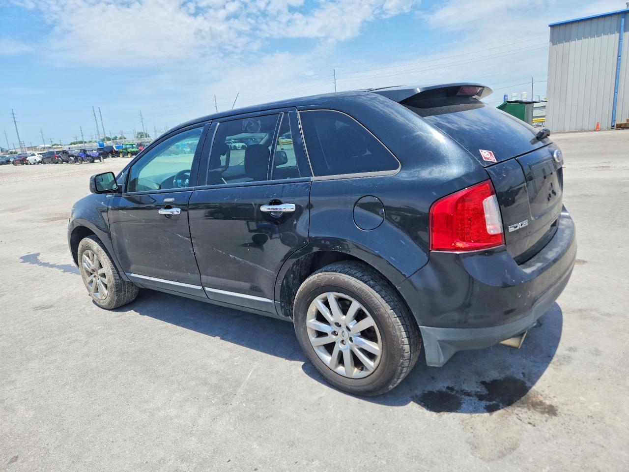 2011 Ford Edge Sel Черный vin: 2FMDK3JC2BBA53723