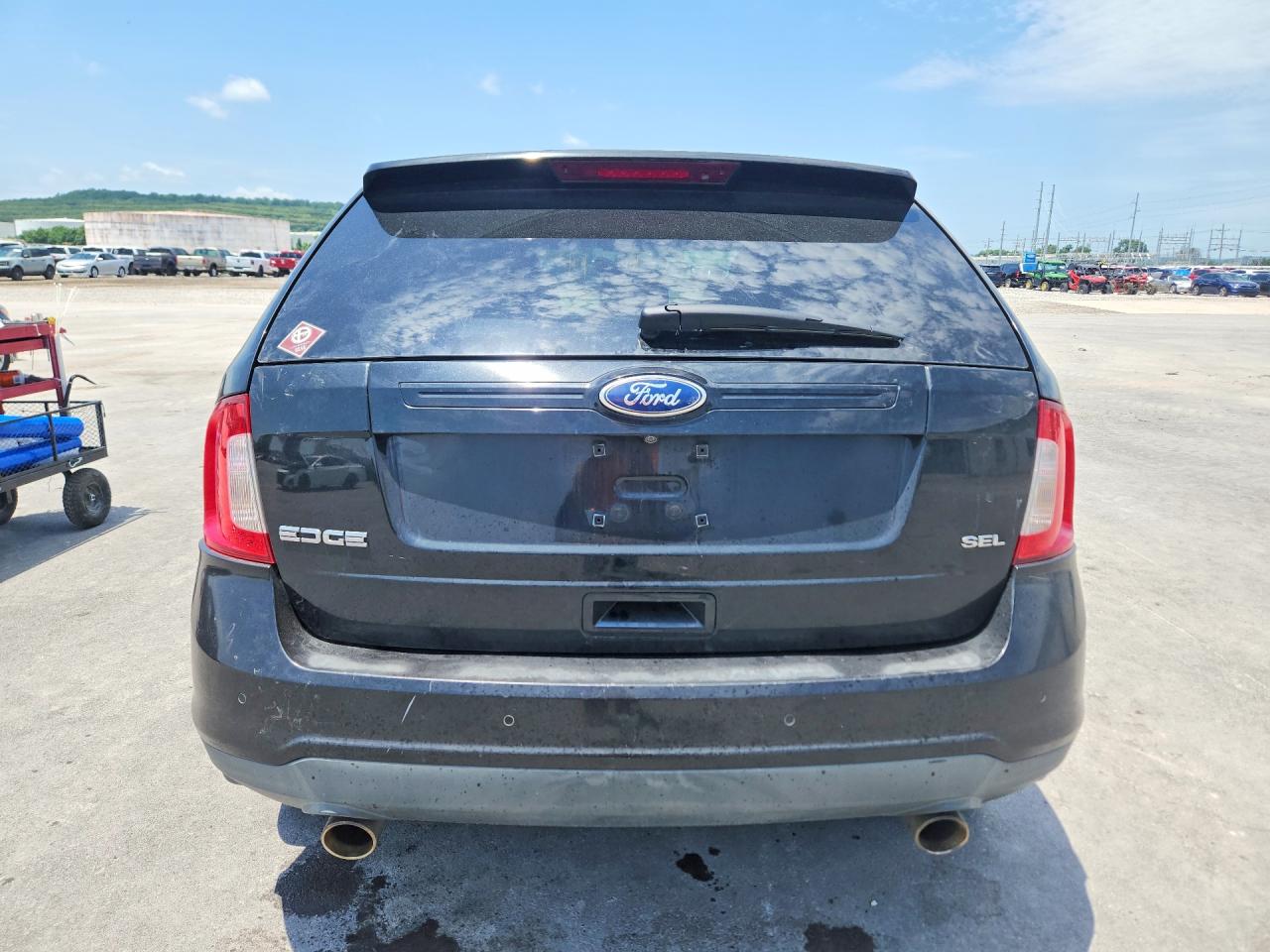 2011 Ford Edge Sel Черный vin: 2FMDK3JC2BBA53723