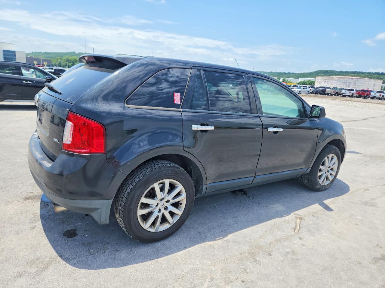 2011 Ford Edge Sel Черный vin: 2FMDK3JC2BBA53723