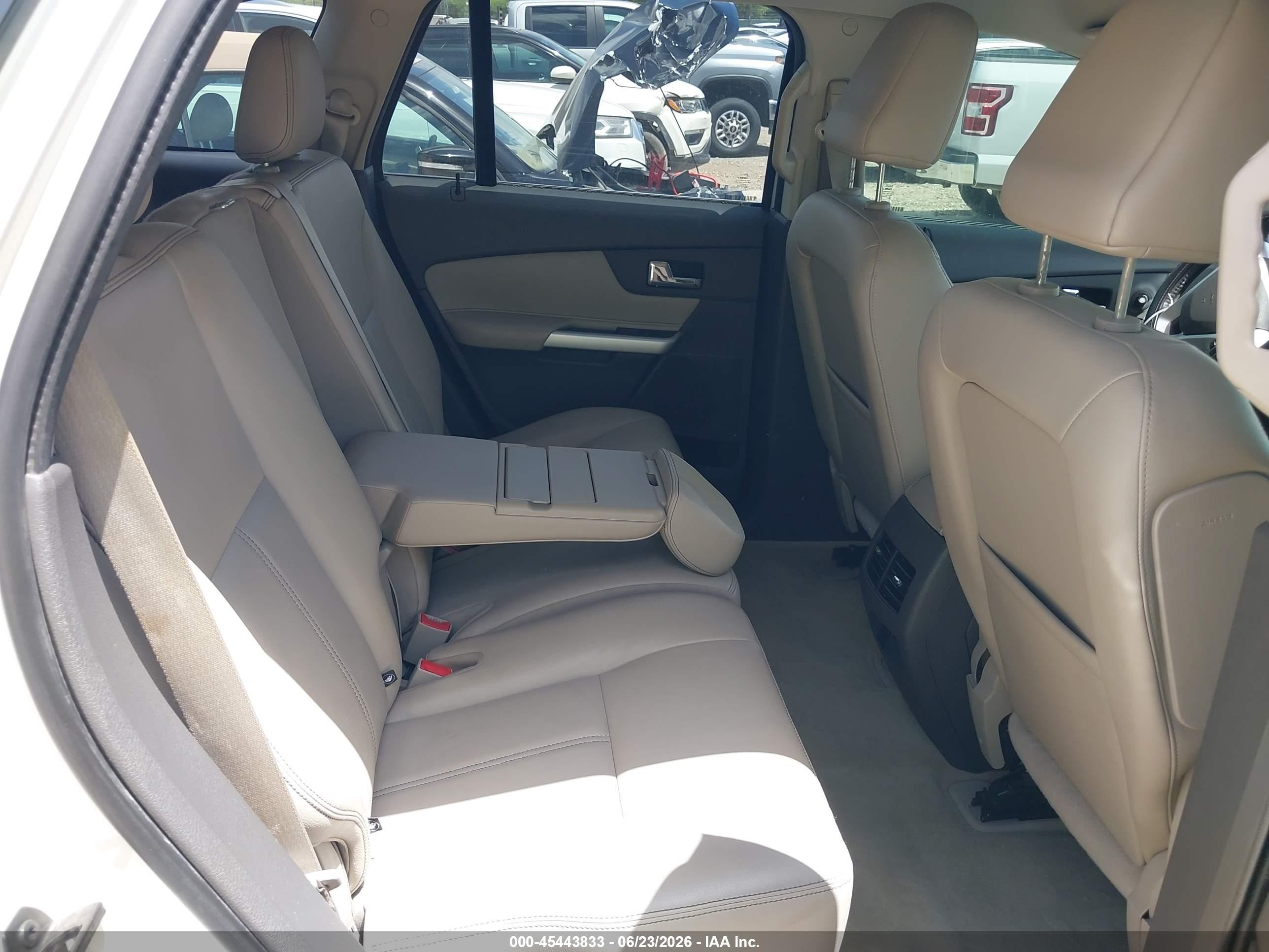 2011 Ford Edge Sel White vin: 2FMDK3JC2BBA70733