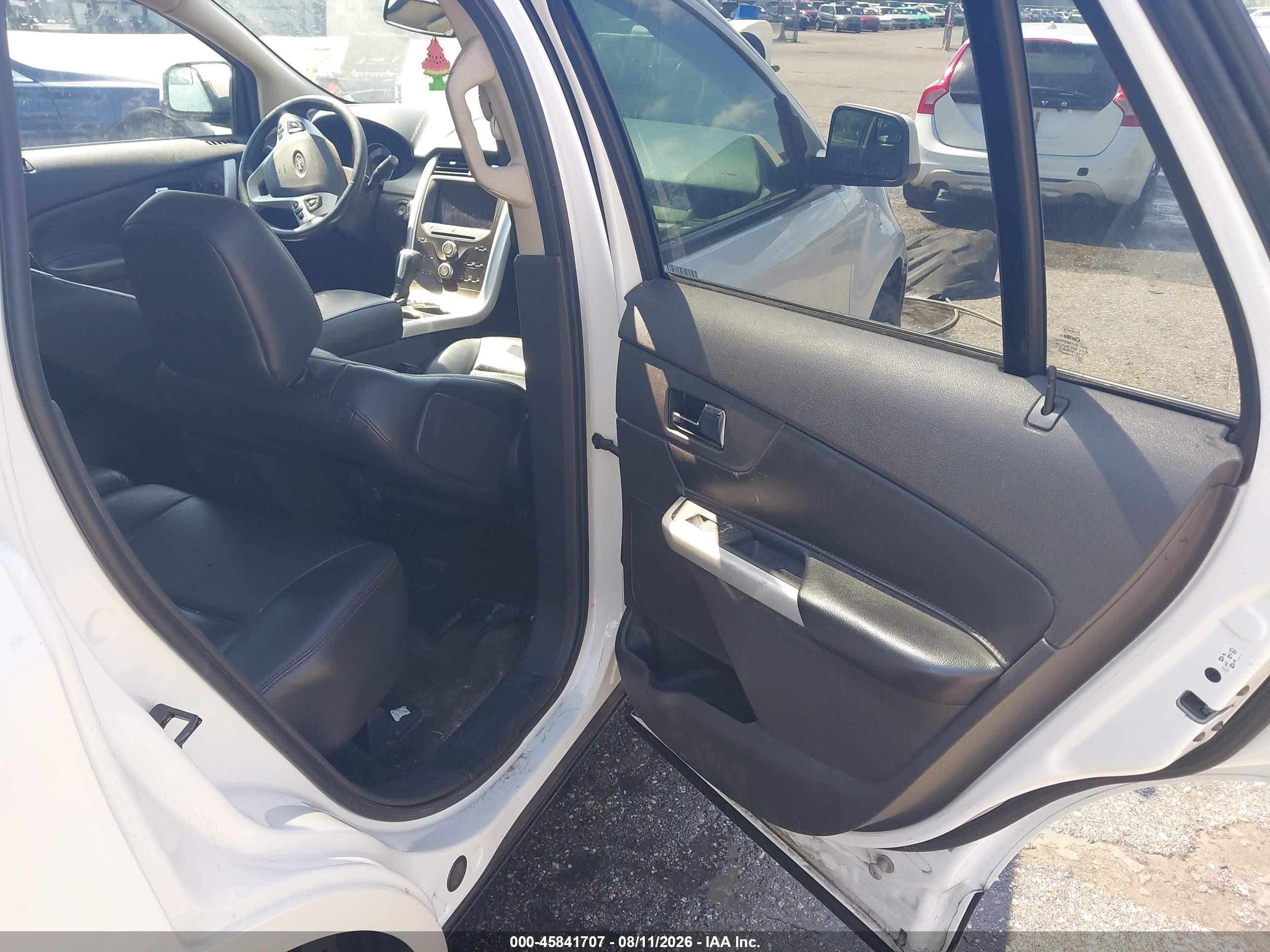 2011 Ford Edge Sel White vin: 2FMDK3JC2BBA75981