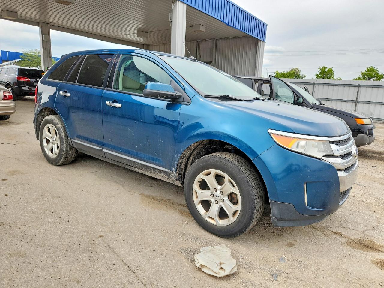 2011 Ford Edge Sel Blue vin: 2FMDK3JC2BBA97818