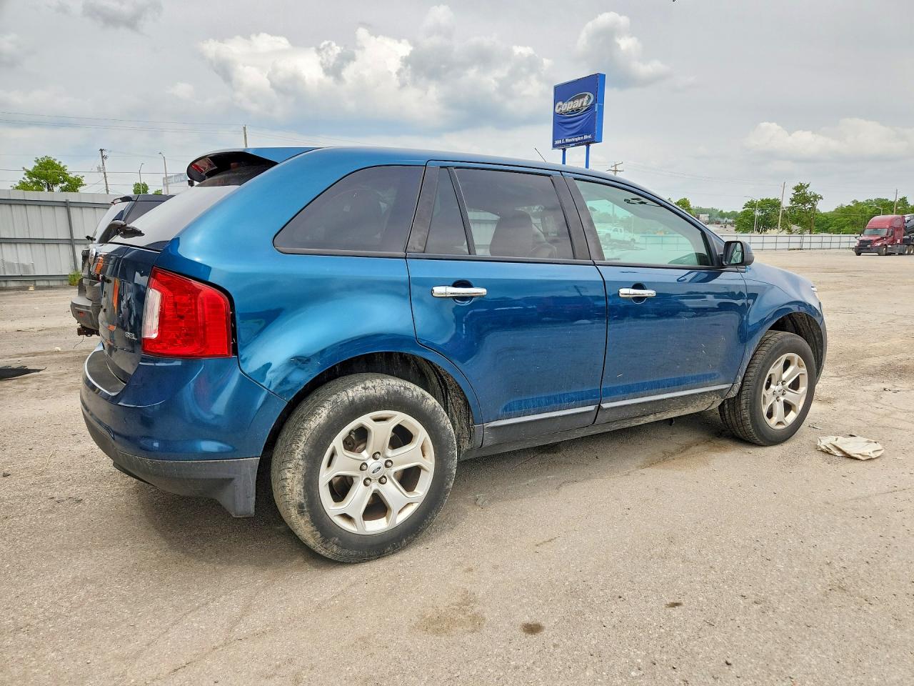2011 Ford Edge Sel Blue vin: 2FMDK3JC2BBA97818