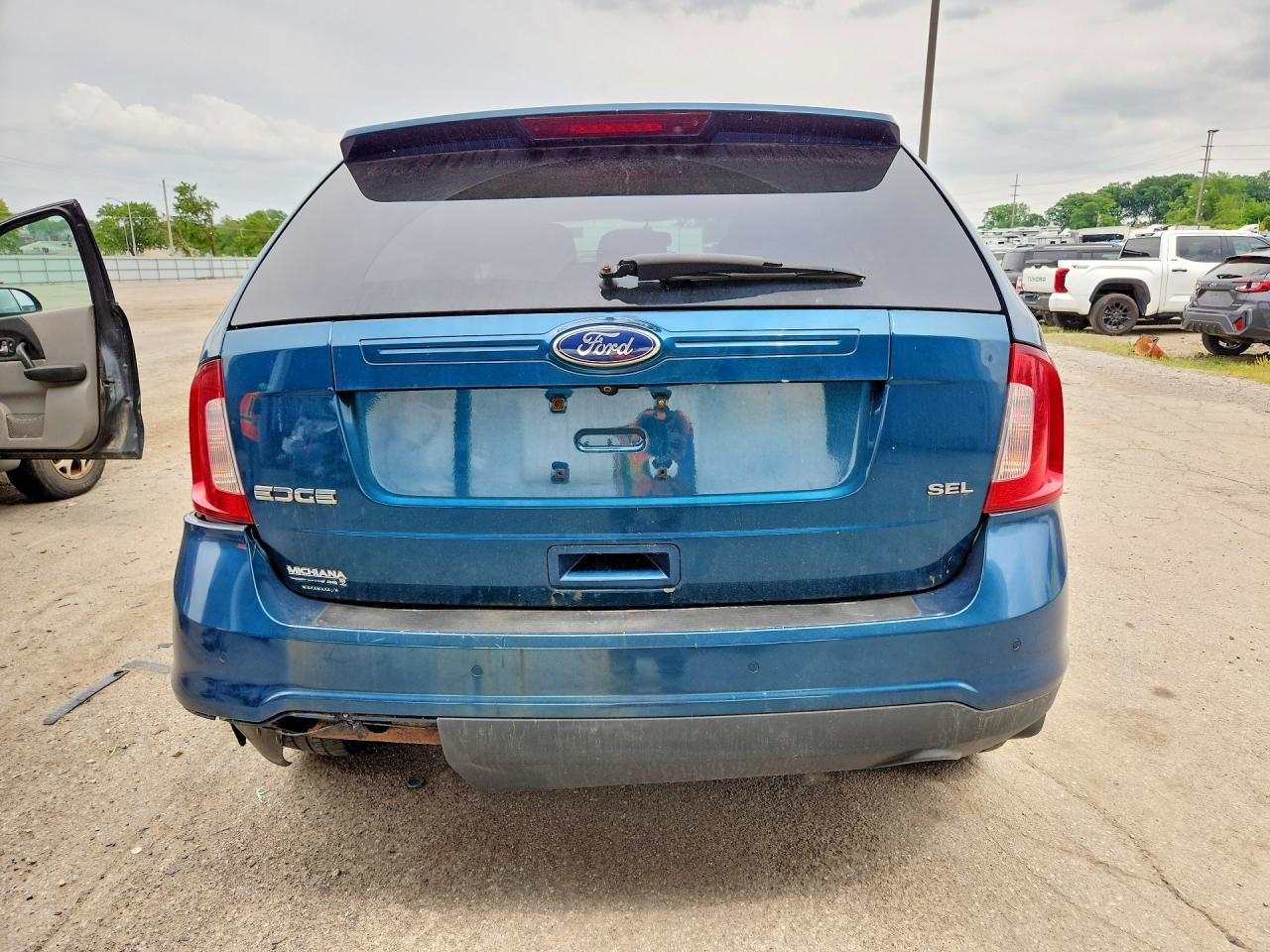 2011 Ford Edge Sel Blue vin: 2FMDK3JC2BBA97818