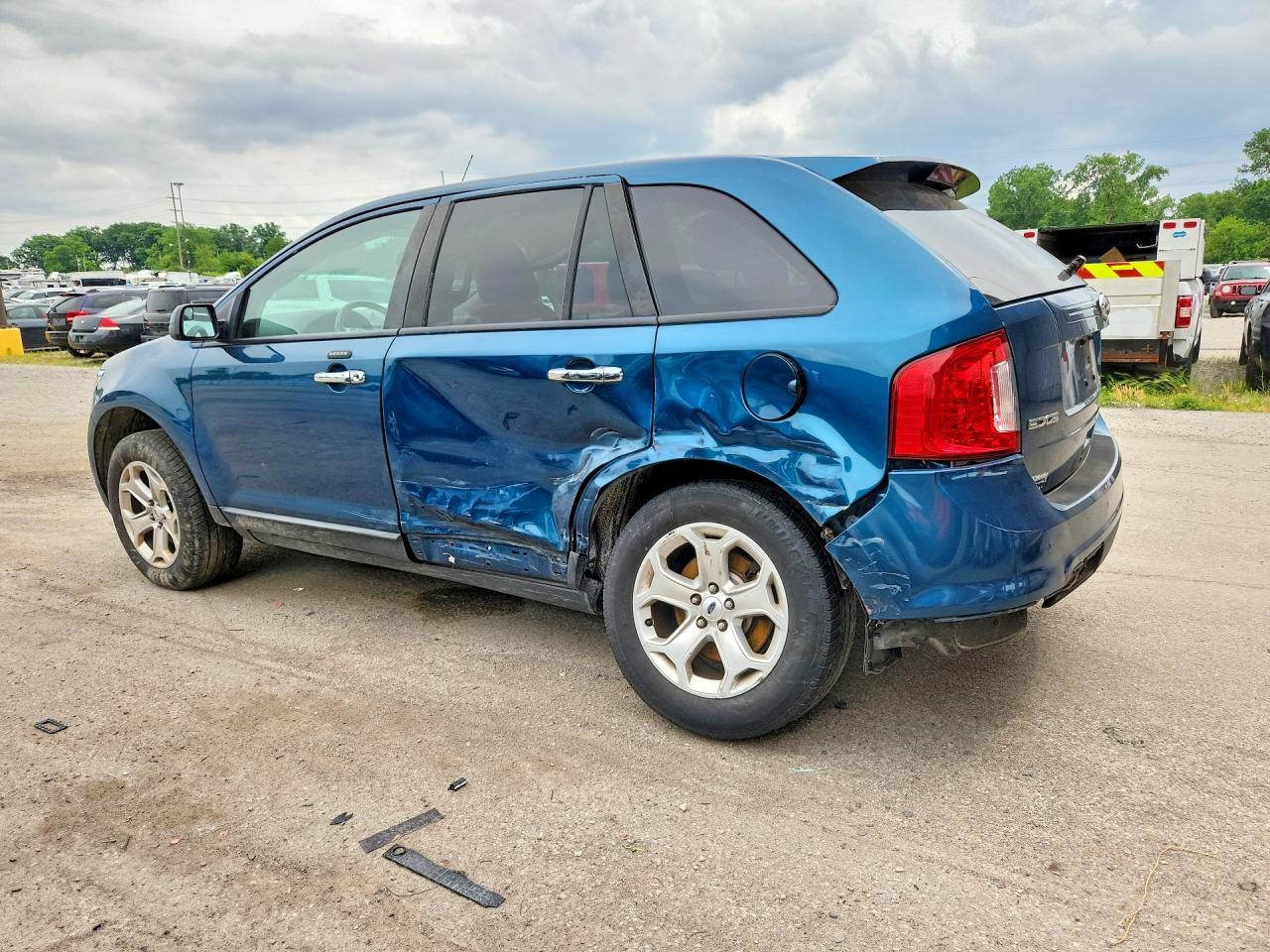 2011 Ford Edge Sel Blue vin: 2FMDK3JC2BBA97818