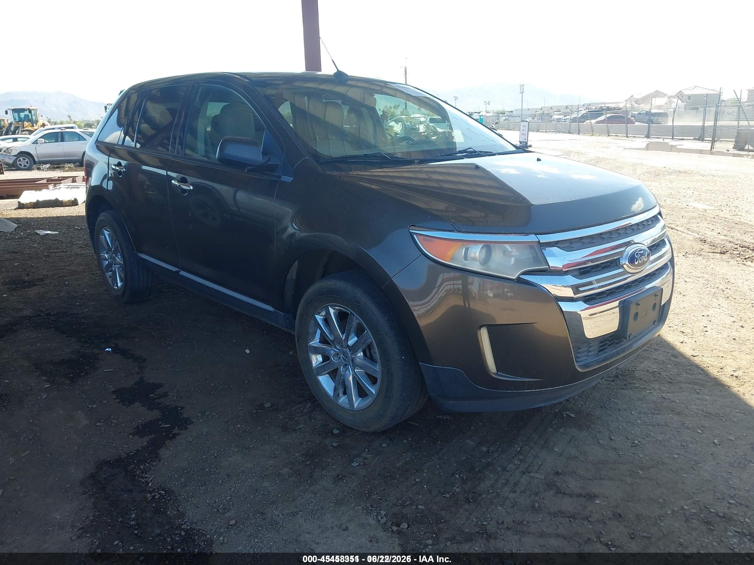 2011 Ford Edge Sel Brown vin: 2FMDK3JC2BBB21566