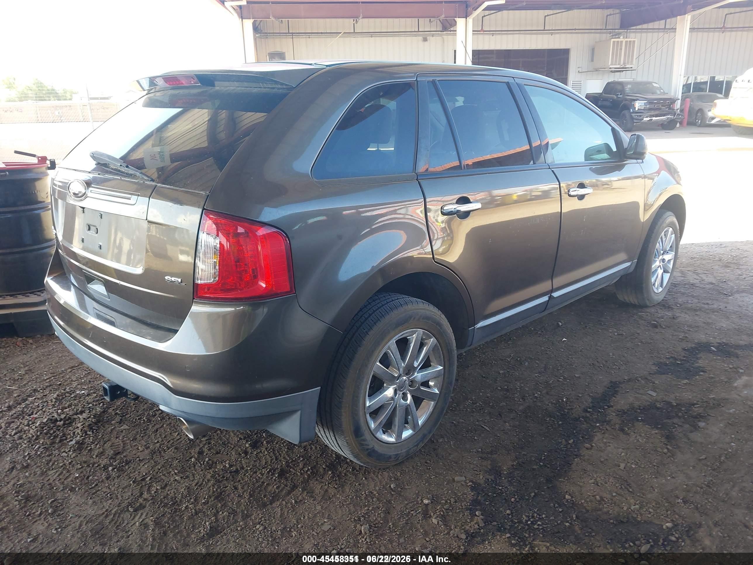 2011 Ford Edge Sel Brown vin: 2FMDK3JC2BBB21566