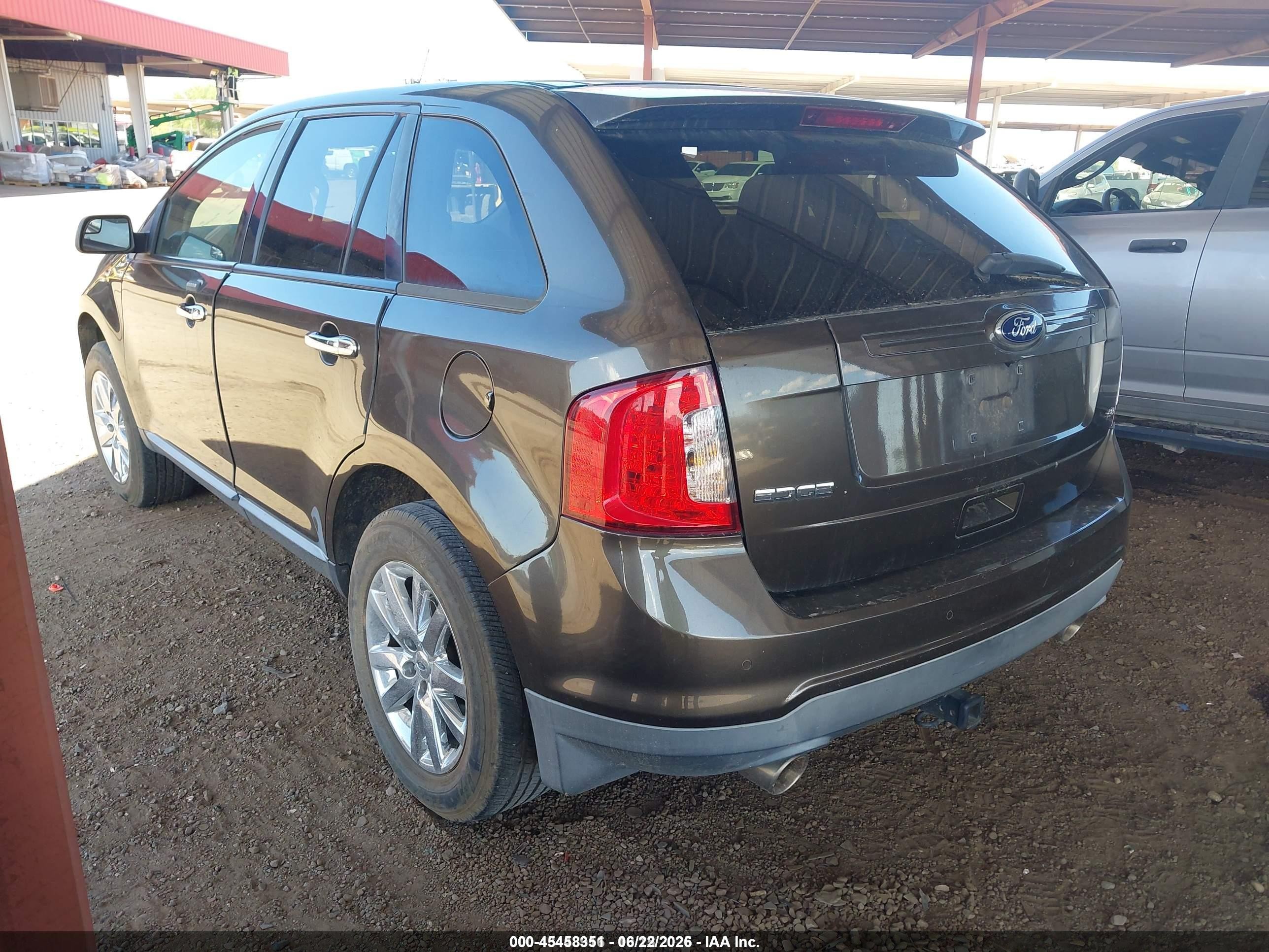 2011 Ford Edge Sel Brown vin: 2FMDK3JC2BBB21566