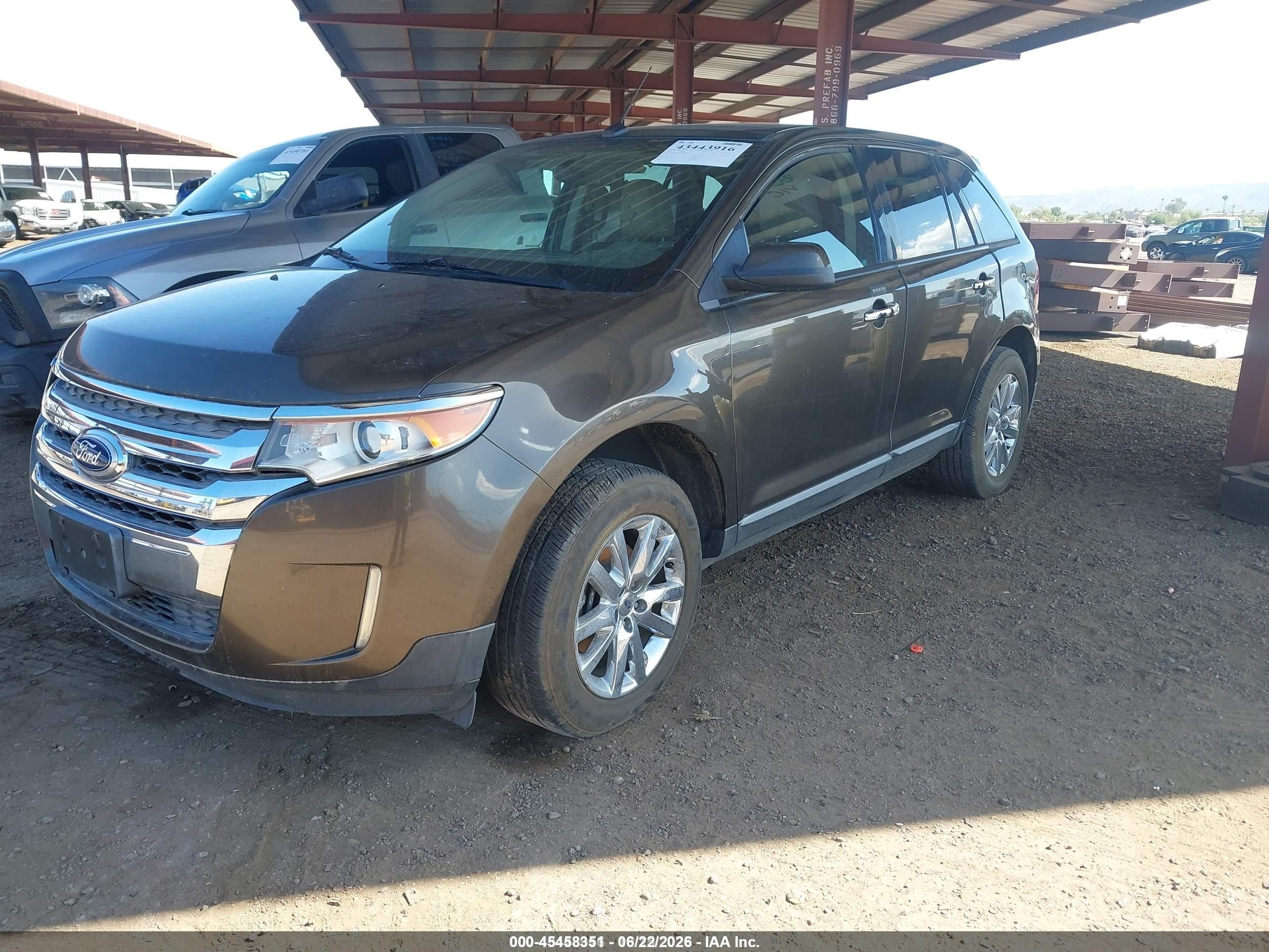 2011 Ford Edge Sel Brown vin: 2FMDK3JC2BBB21566