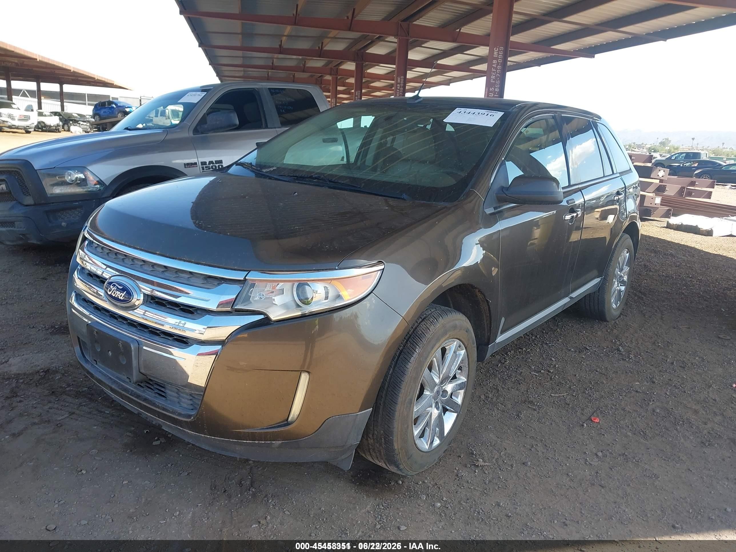 2011 Ford Edge Sel Brown vin: 2FMDK3JC2BBB21566