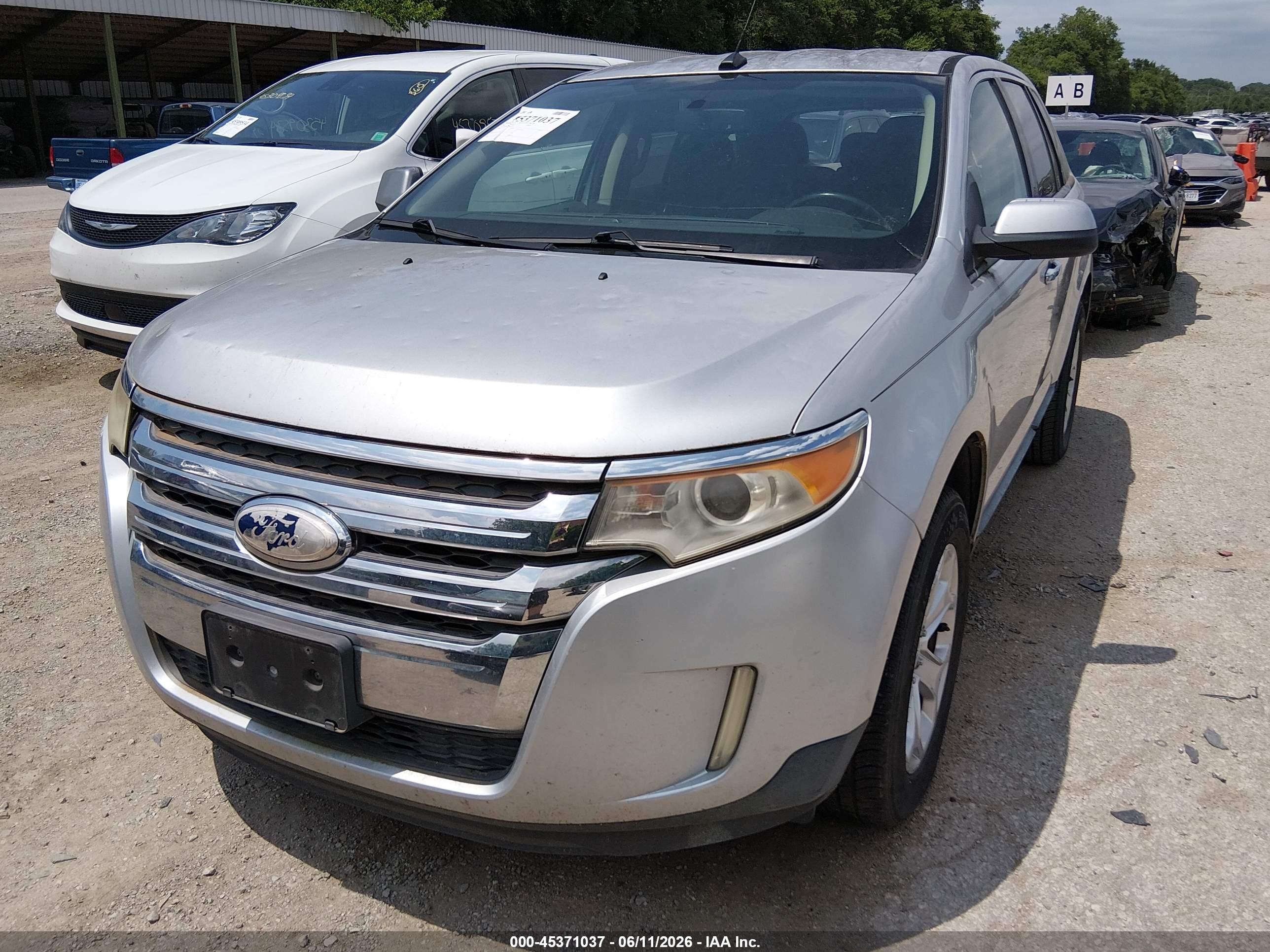 2011 Ford Edge Sel Silver vin: 2FMDK3JC2BBB25472