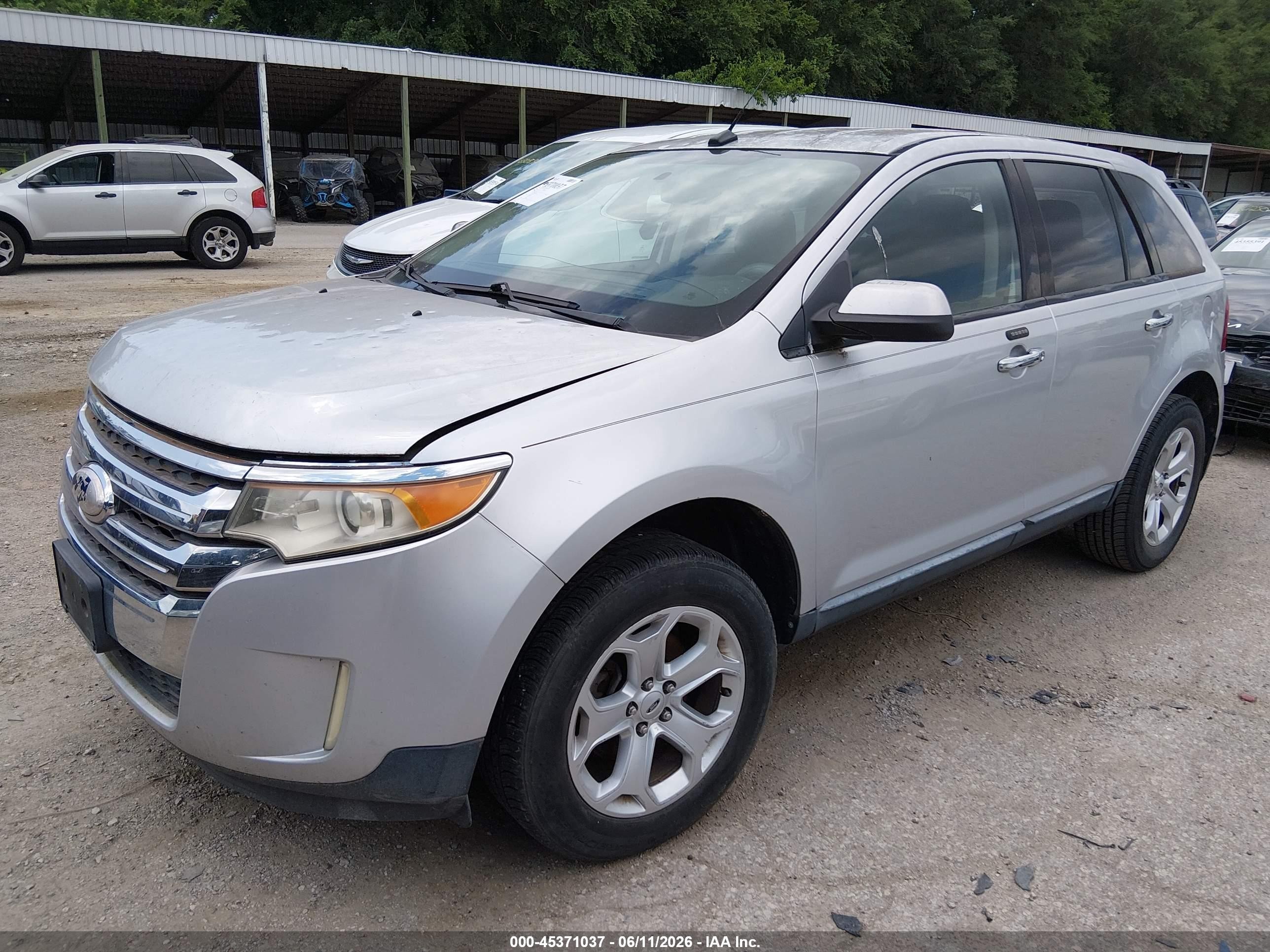2011 Ford Edge Sel Silver vin: 2FMDK3JC2BBB25472