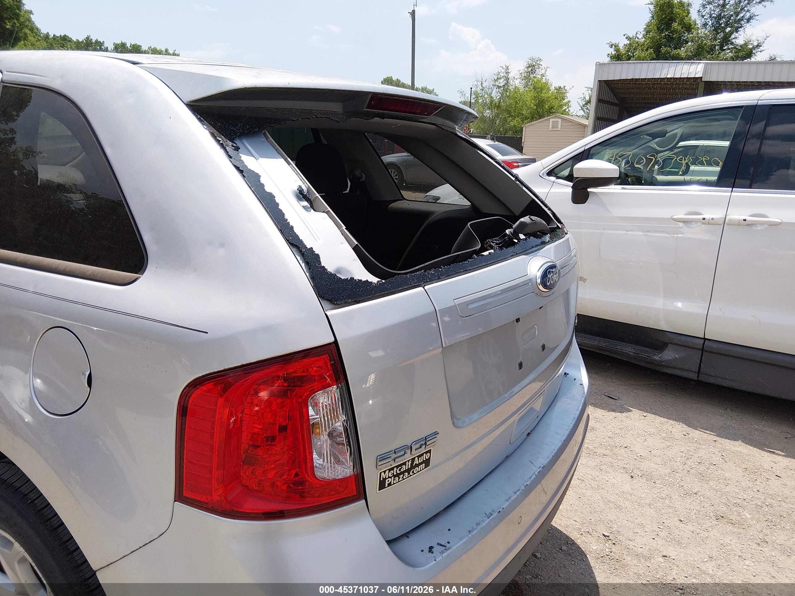 2011 Ford Edge Sel Silver vin: 2FMDK3JC2BBB25472