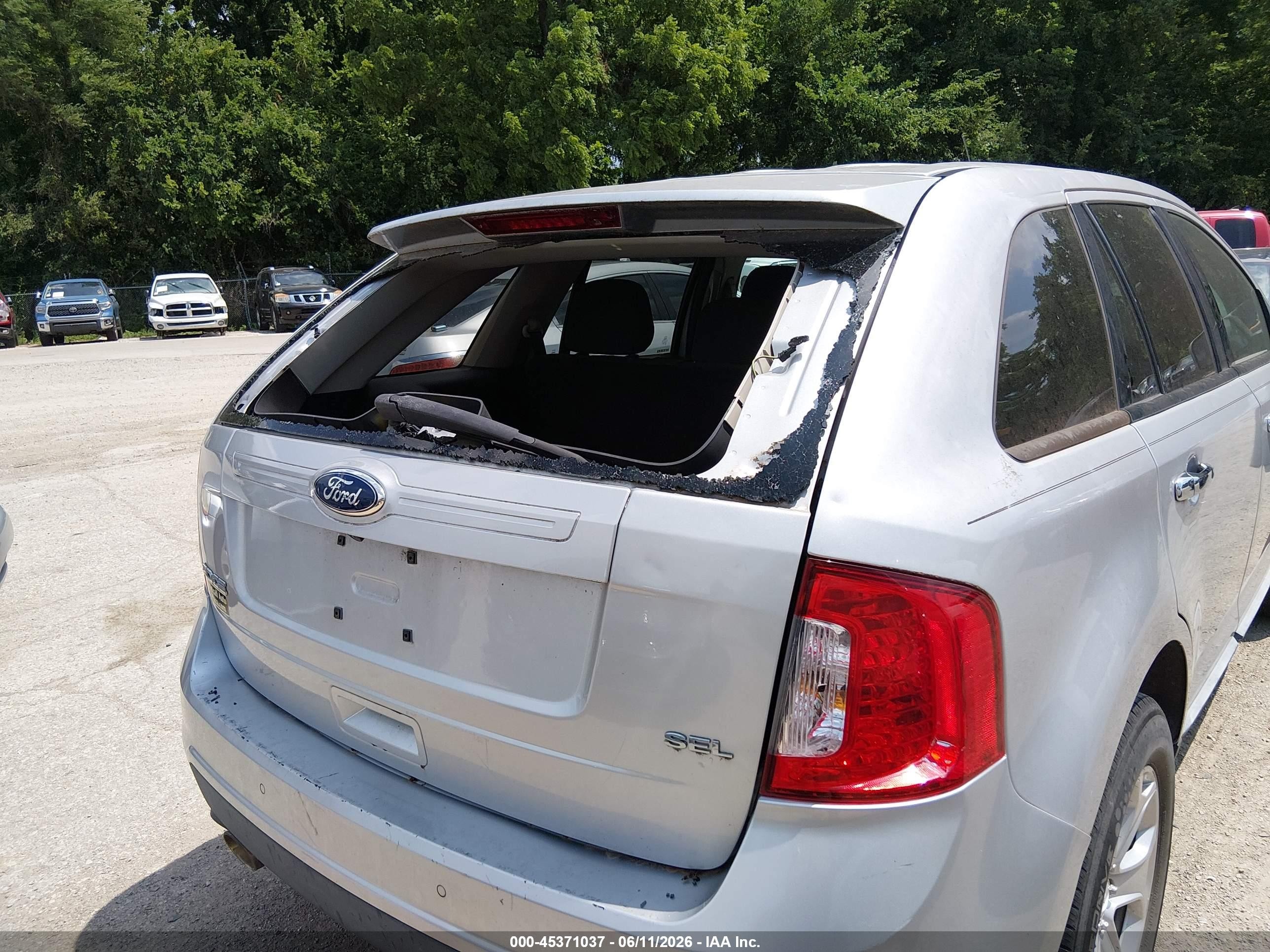 2011 Ford Edge Sel Silver vin: 2FMDK3JC2BBB25472