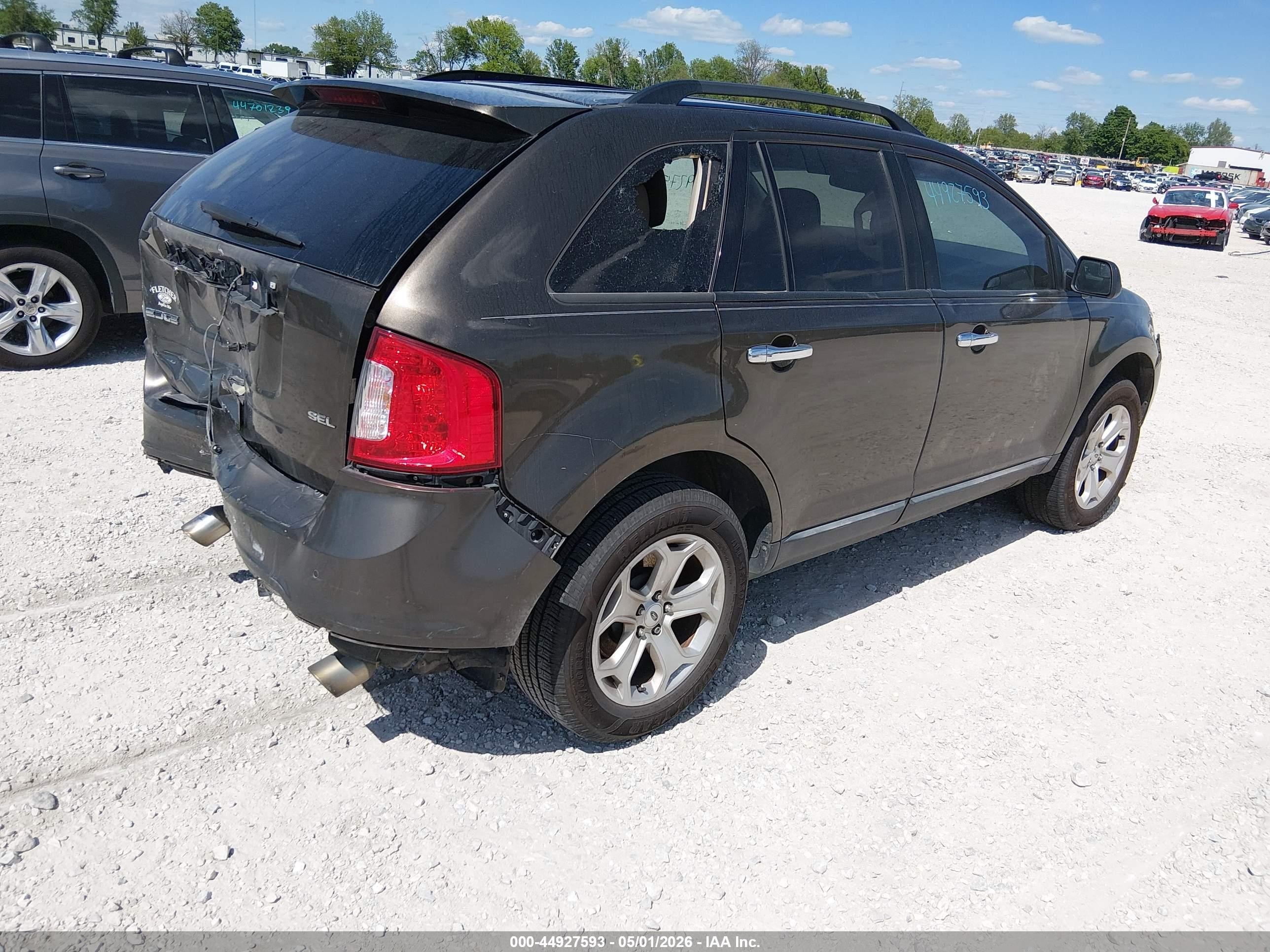 2011 Ford Edge Sel Brown vin: 2FMDK3JC2BBB27366