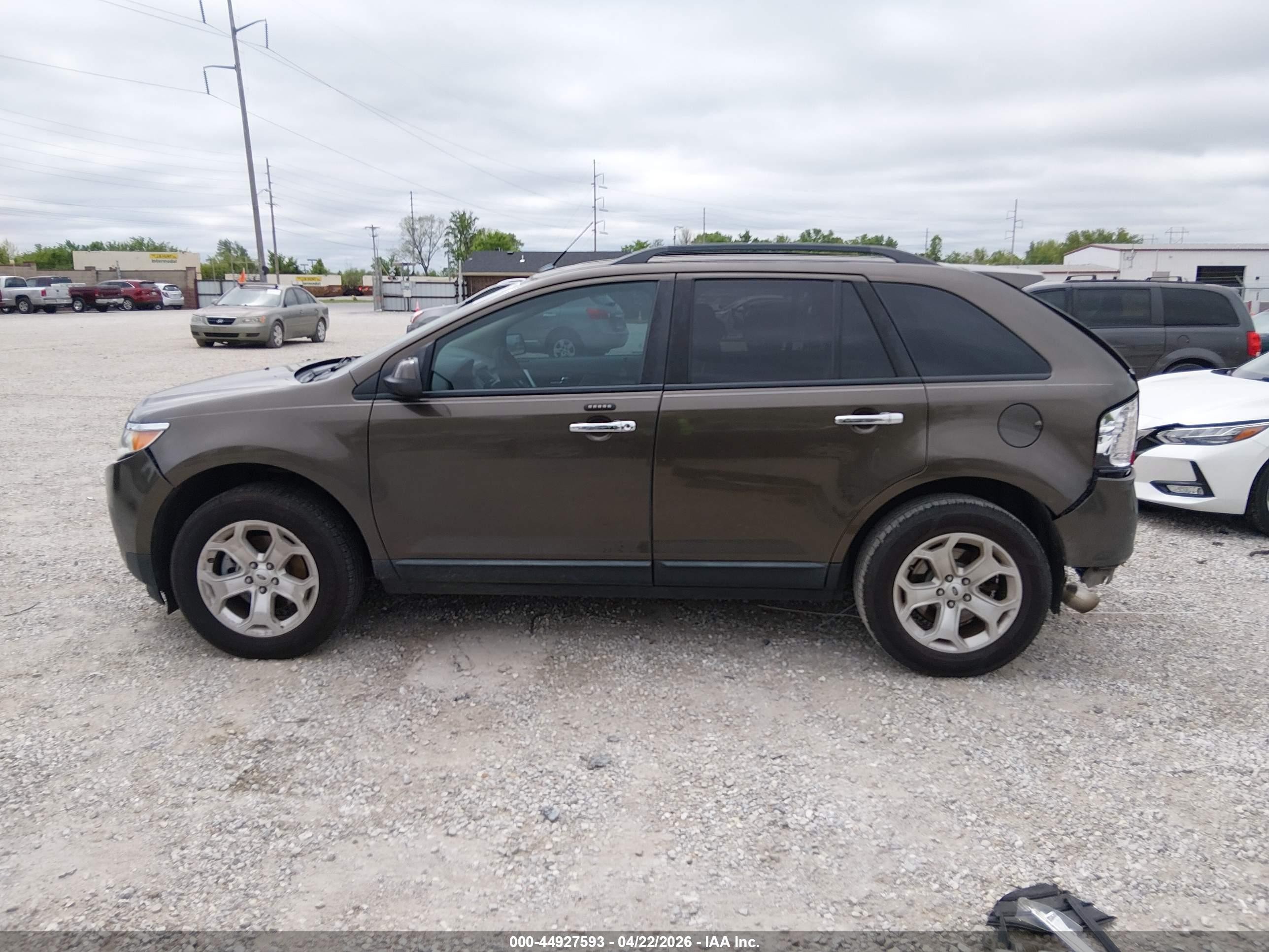 2011 Ford Edge Sel Brown vin: 2FMDK3JC2BBB27366