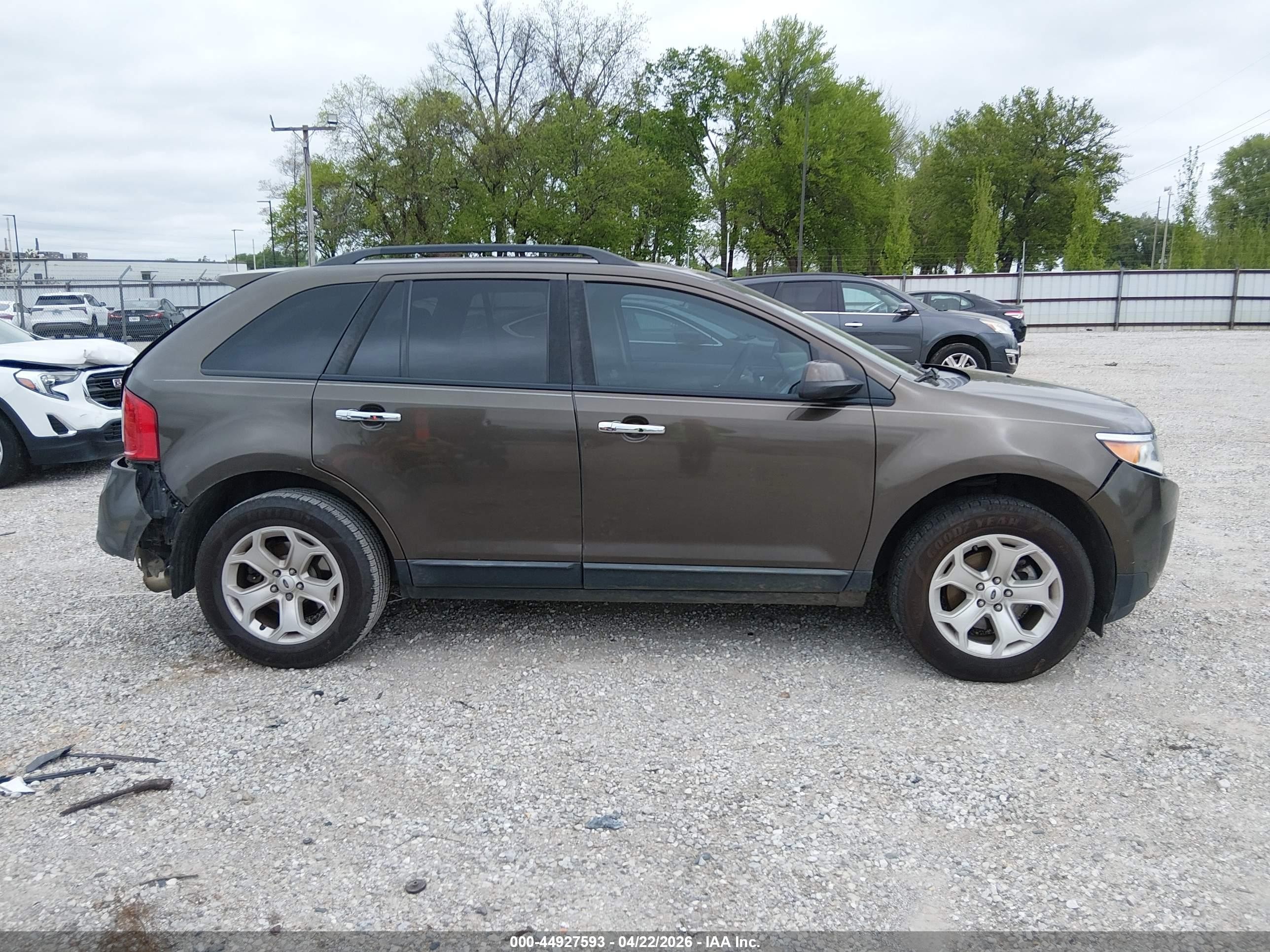 2011 Ford Edge Sel Brown vin: 2FMDK3JC2BBB27366
