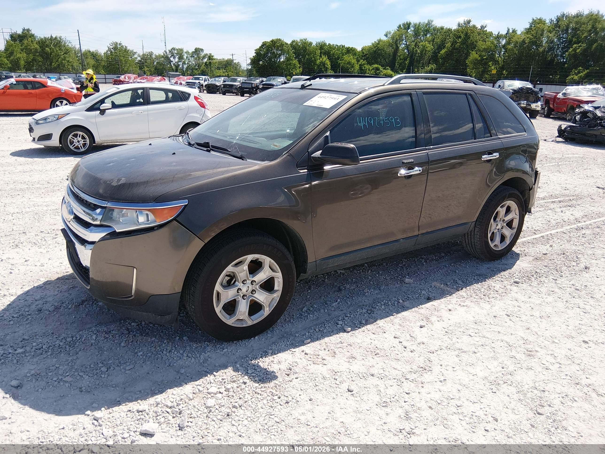 2011 Ford Edge Sel Brown vin: 2FMDK3JC2BBB27366