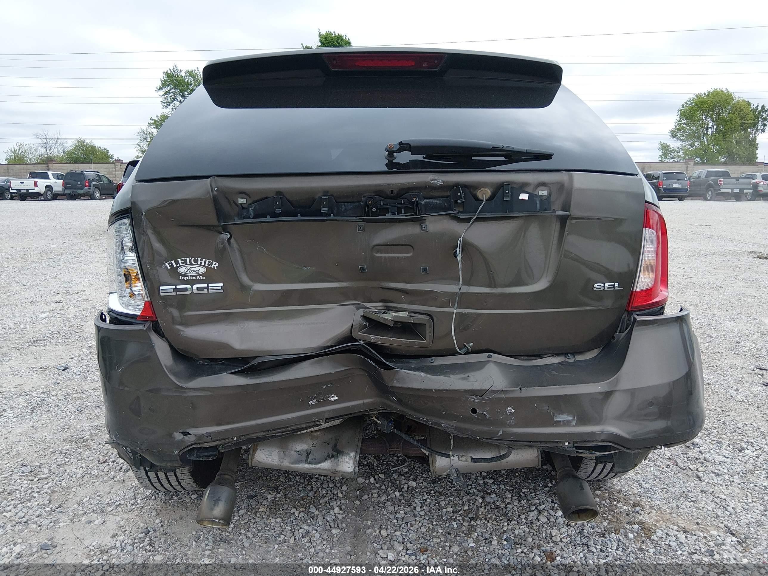 2011 Ford Edge Sel Brown vin: 2FMDK3JC2BBB27366