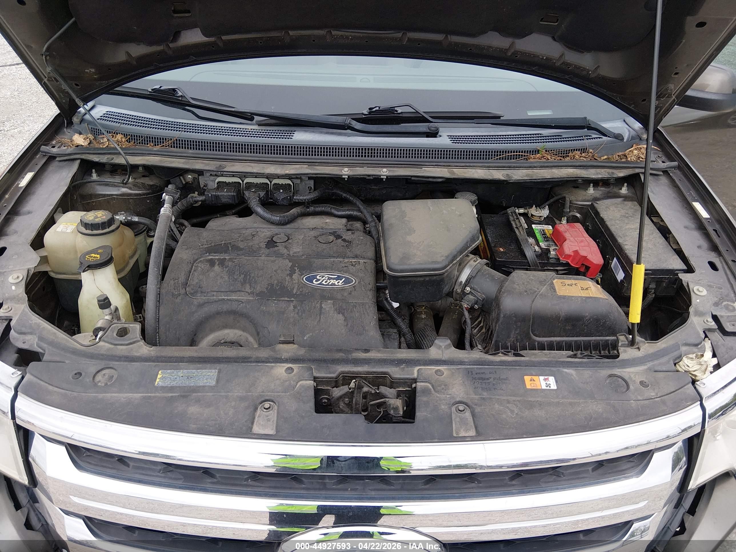 2011 Ford Edge Sel Brown vin: 2FMDK3JC2BBB27366