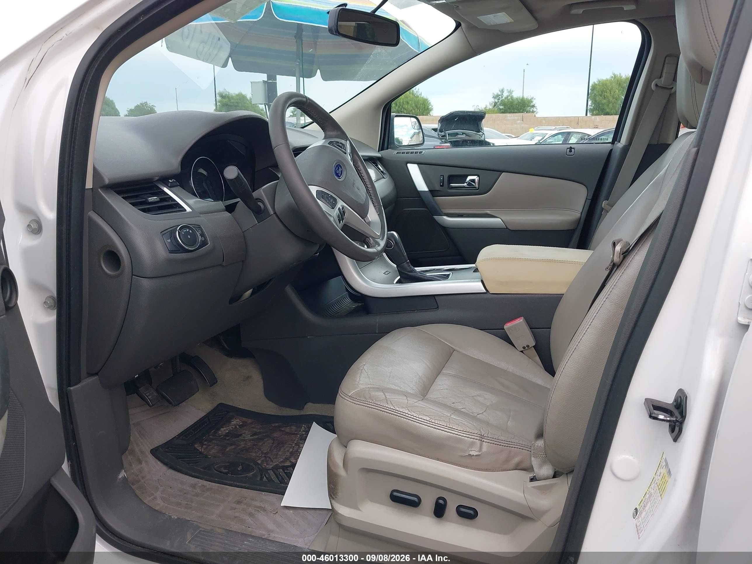 2011 Ford Edge Sel White vin: 2FMDK3JC2BBB48153