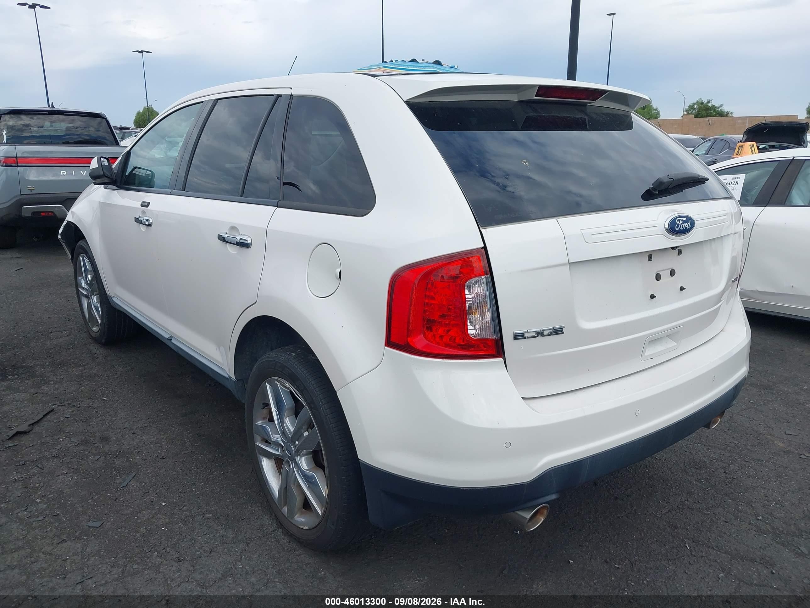 2011 Ford Edge Sel White vin: 2FMDK3JC2BBB48153