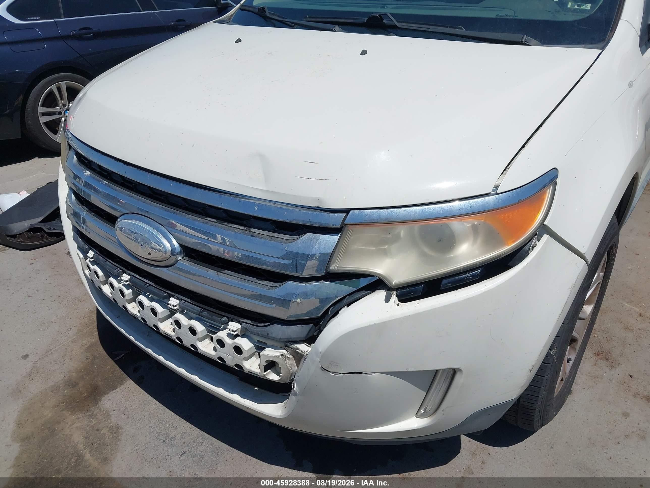 2011 Ford Edge Sel White vin: 2FMDK3JC2BBB68158