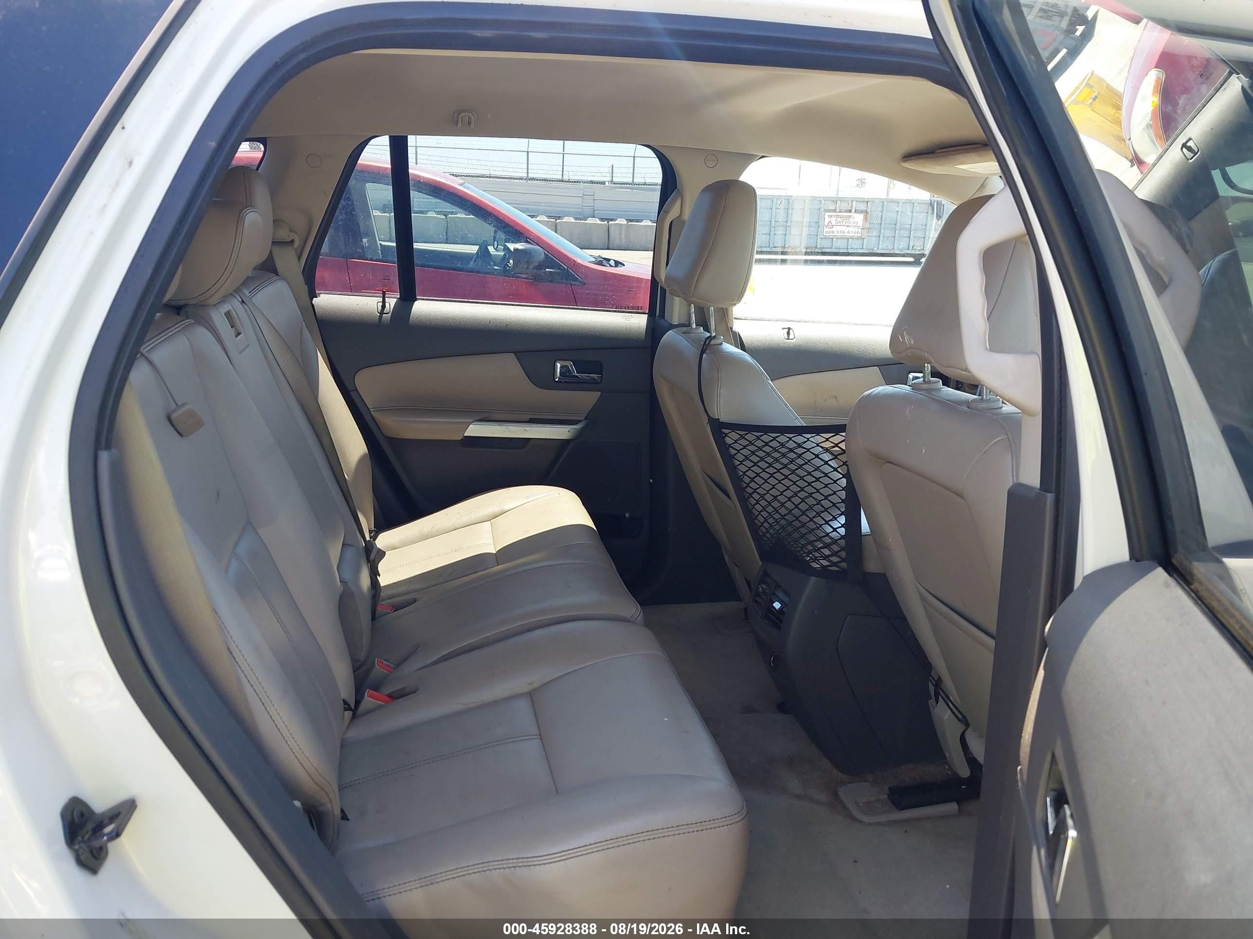 2011 Ford Edge Sel White vin: 2FMDK3JC2BBB68158