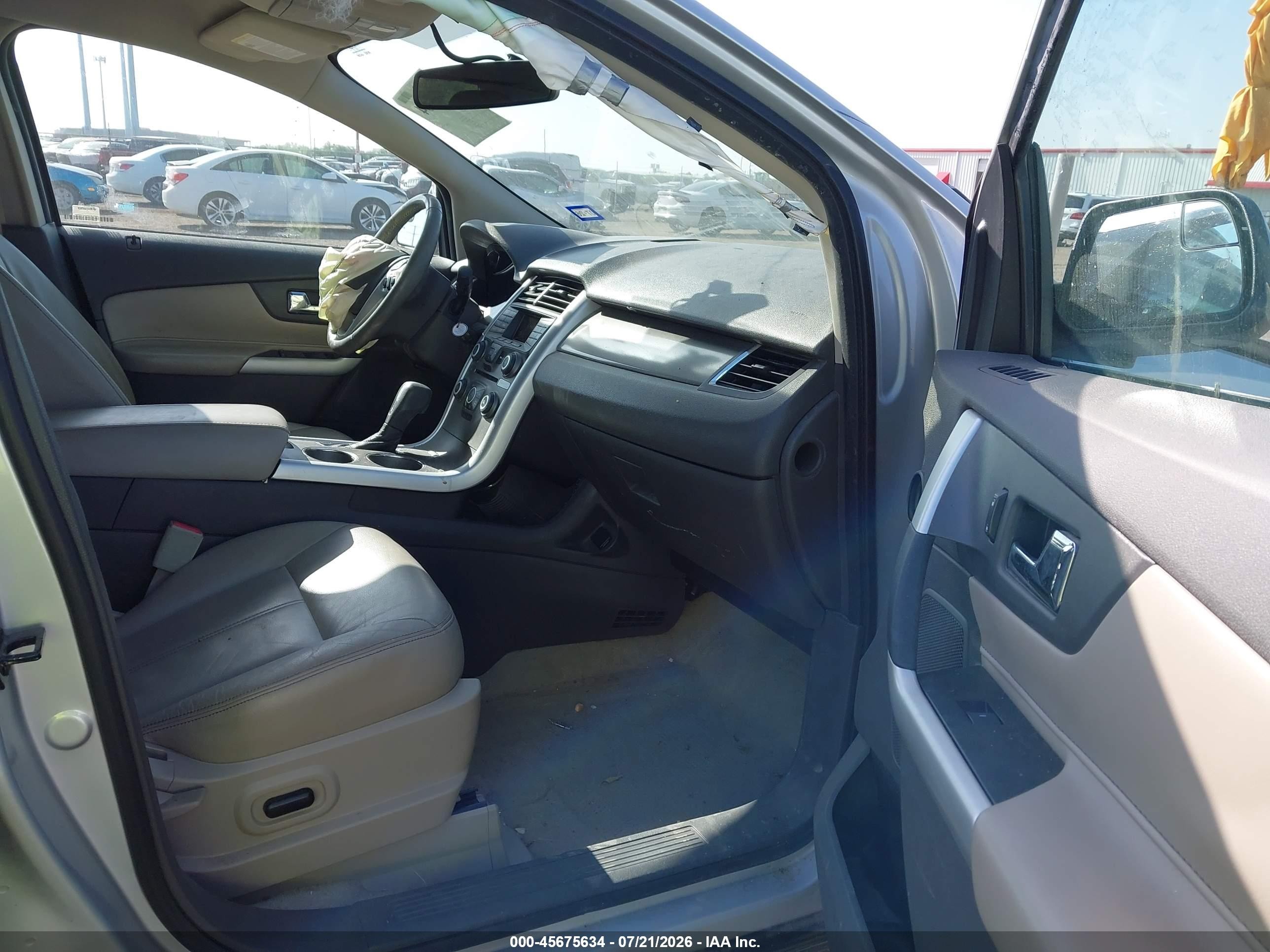 2012 Ford Edge Sel Silver vin: 2FMDK3JC2CBA15622