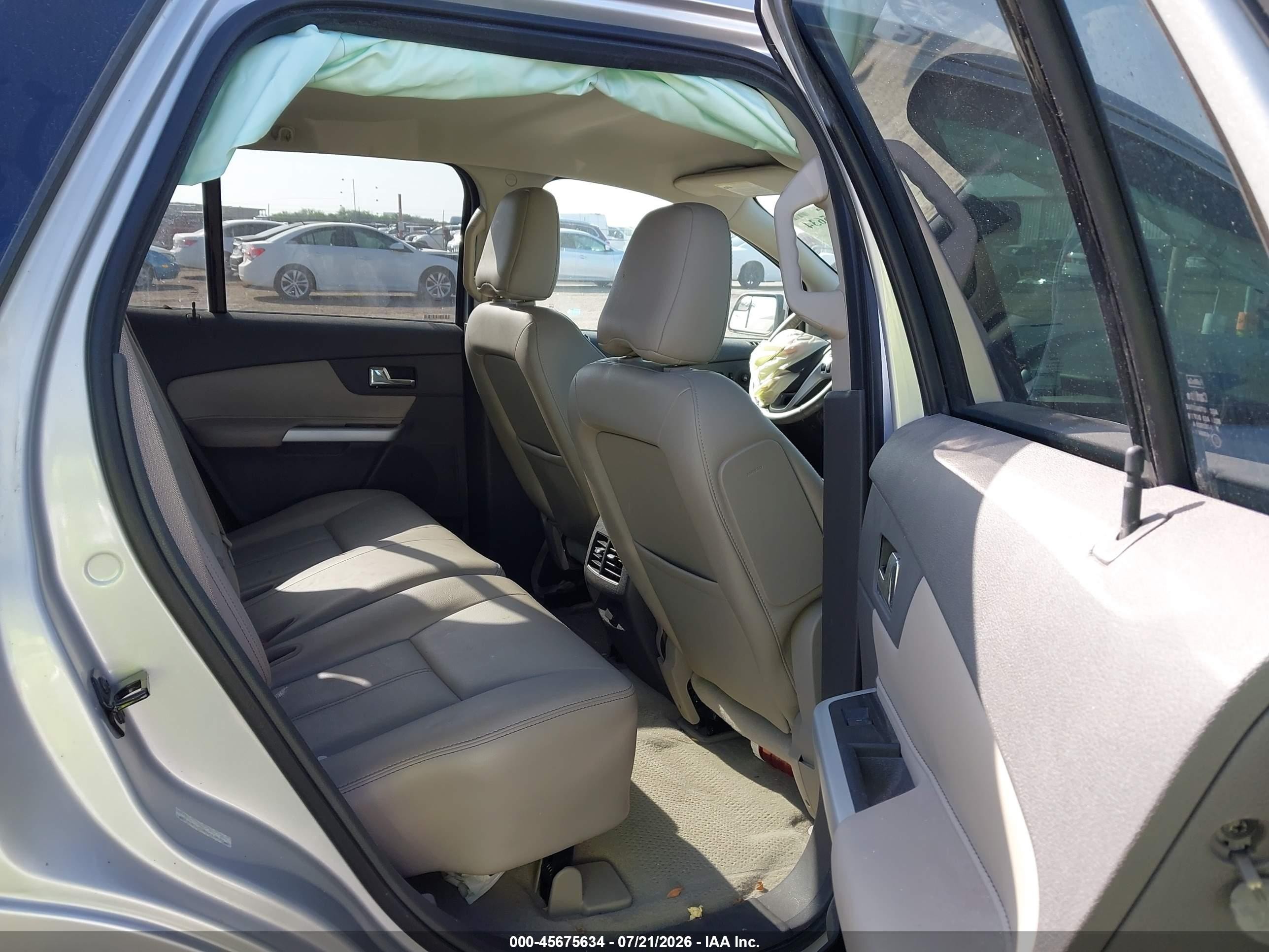 2012 Ford Edge Sel Silver vin: 2FMDK3JC2CBA15622