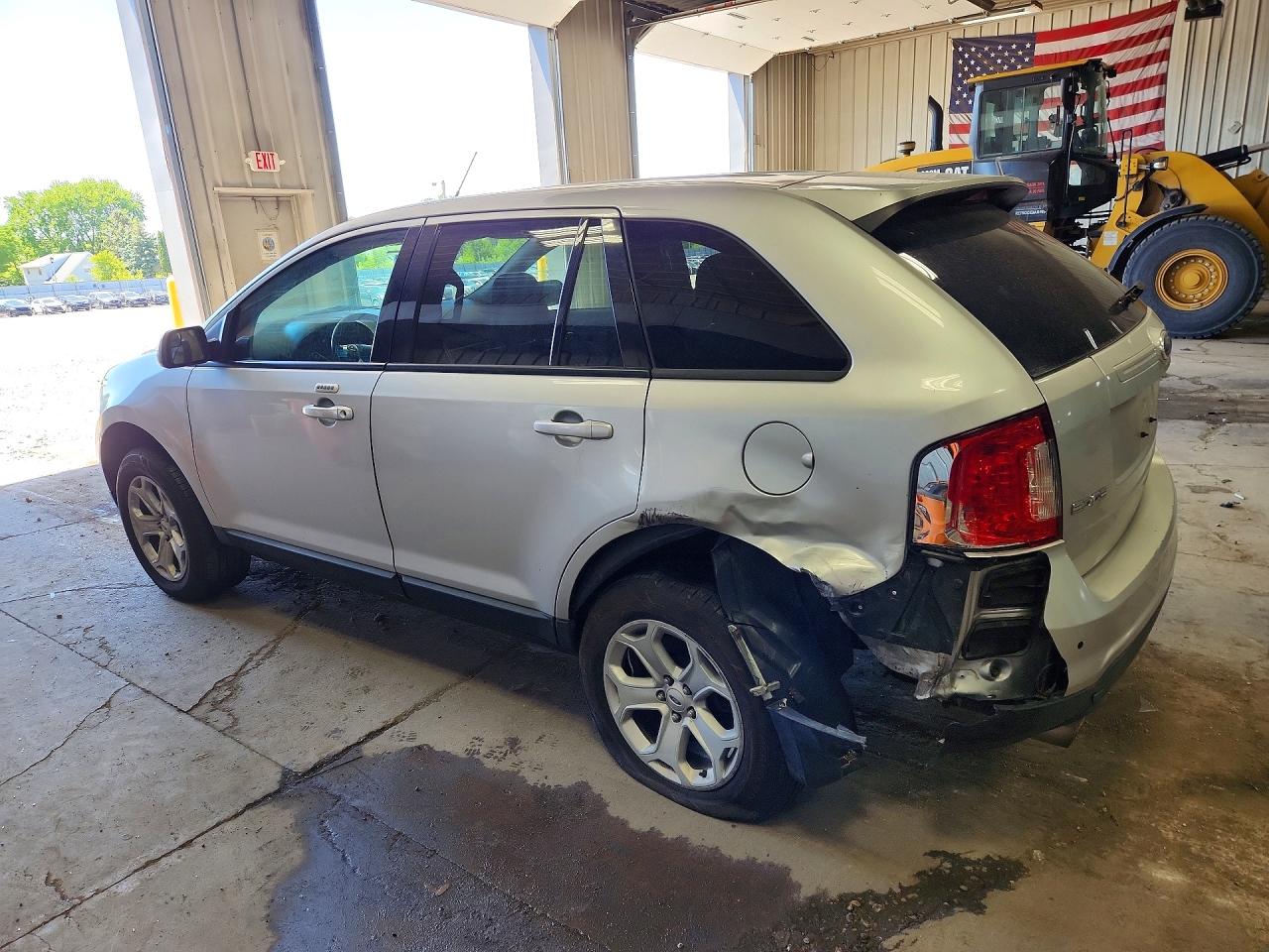 2012 Ford Edge 4d 2wd Silver vin: 2FMDK3JC2CBA26443