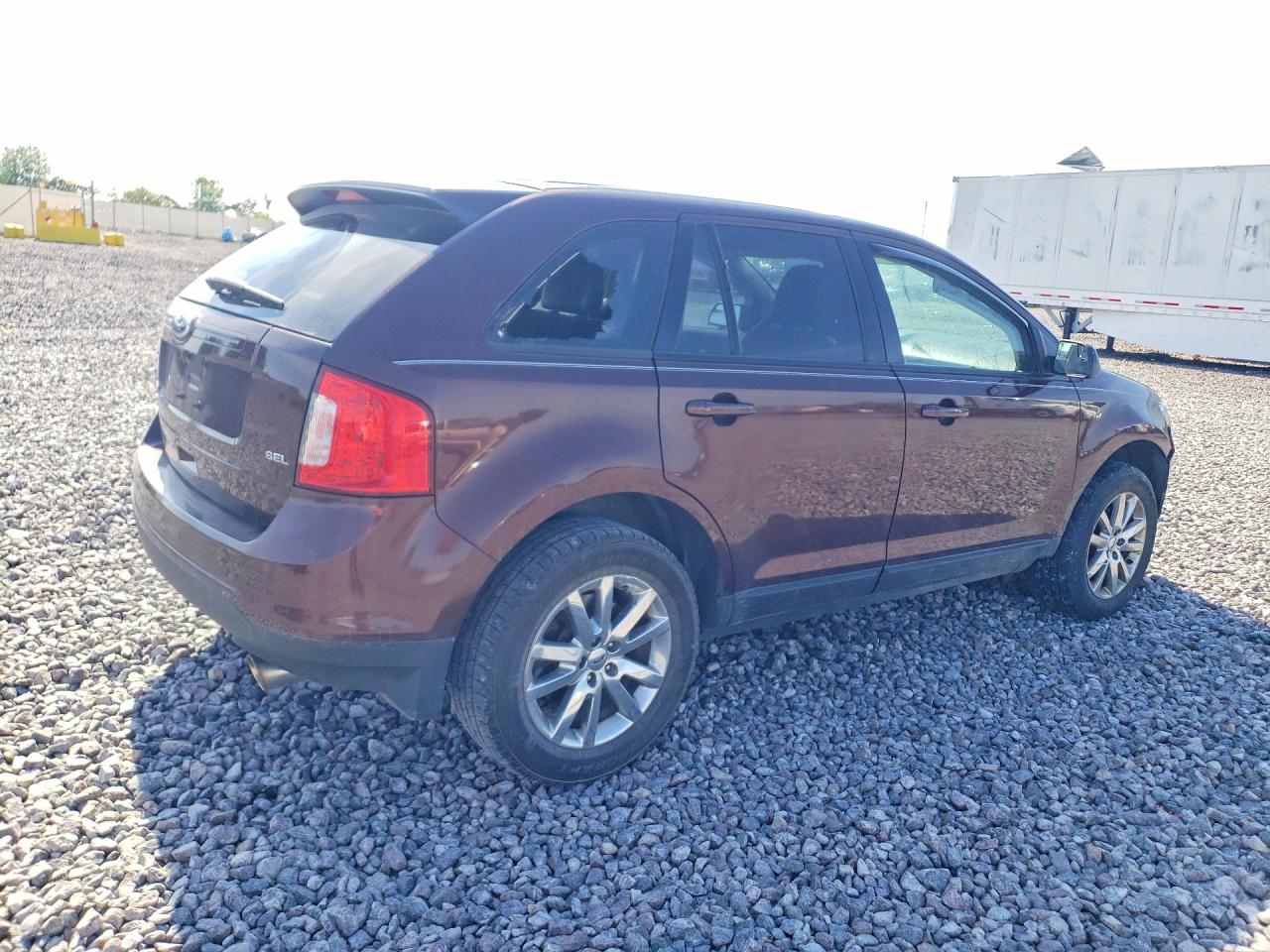 2012 Ford Edge Sel Brown vin: 2FMDK3JC2CBA88263