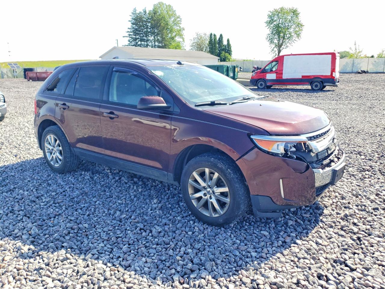 2012 Ford Edge Sel Brown vin: 2FMDK3JC2CBA88263