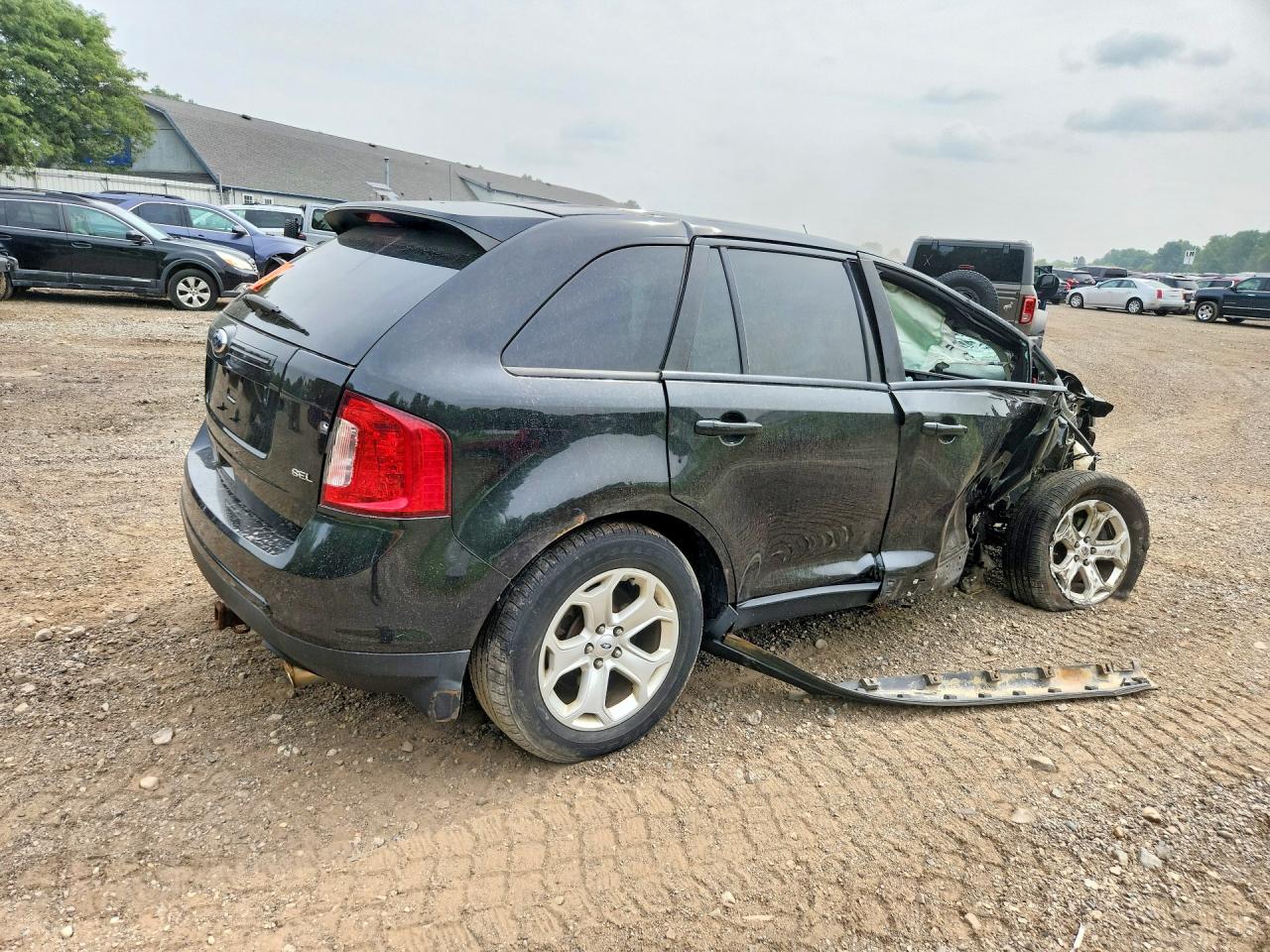 2012 Ford Edge Sel Black vin: 2FMDK3JC2CBA90417