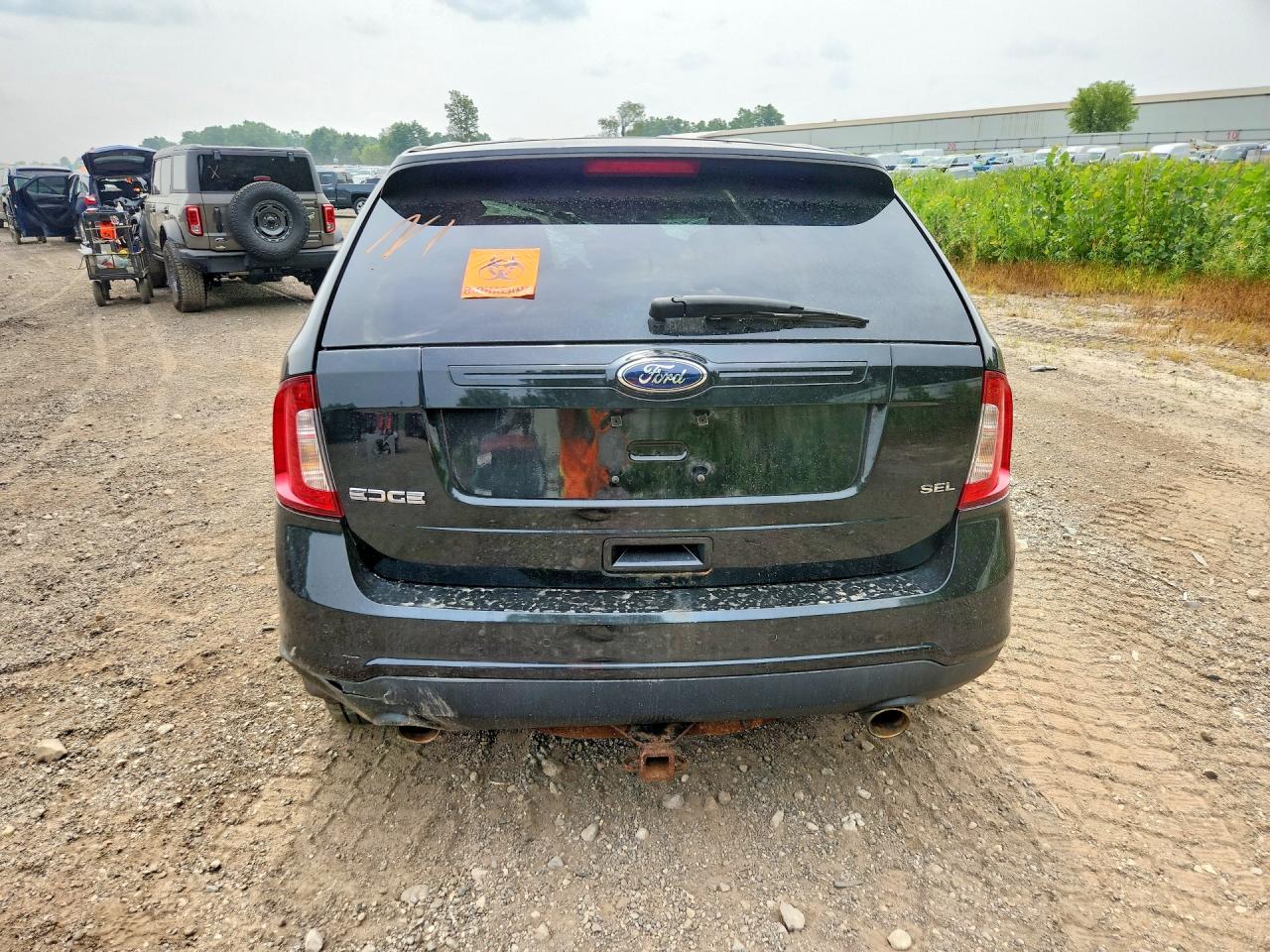 2012 Ford Edge Sel Black vin: 2FMDK3JC2CBA90417