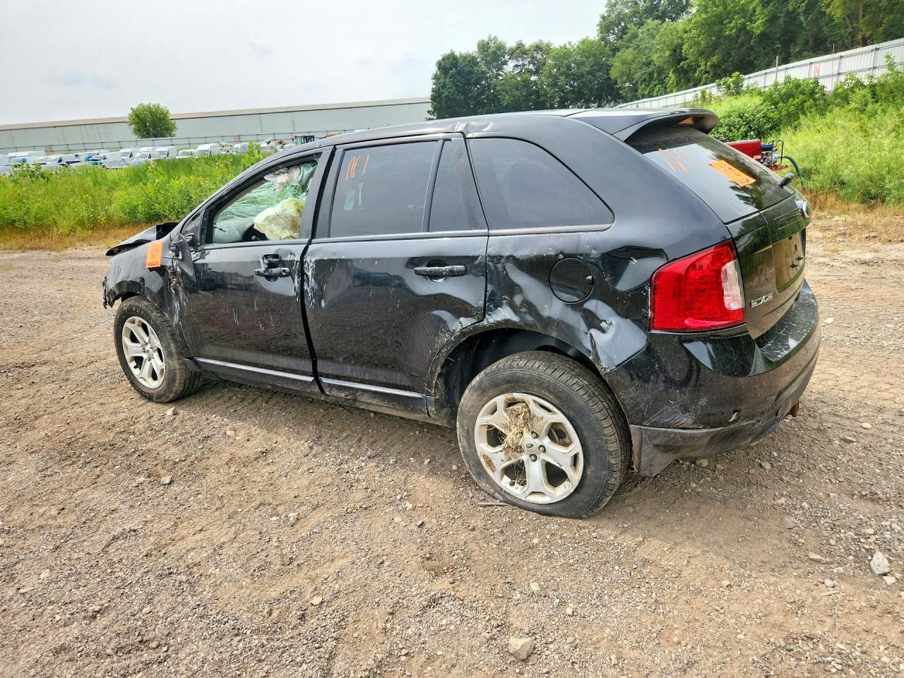 2012 Ford Edge Sel Black vin: 2FMDK3JC2CBA90417