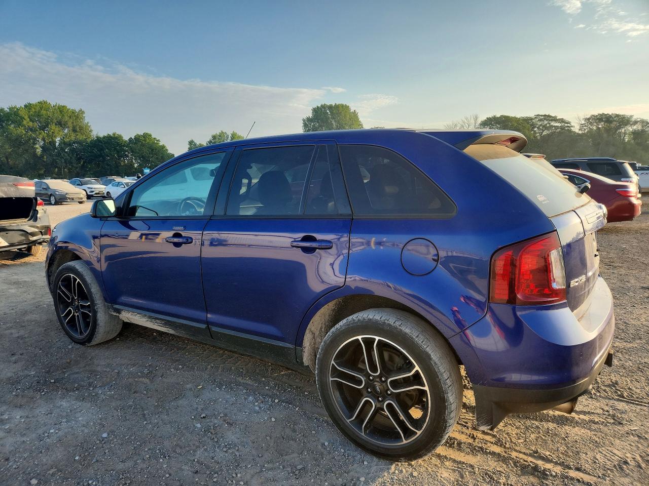 2013 Ford Edge Sel Blue vin: 2FMDK3JC2DBA08896